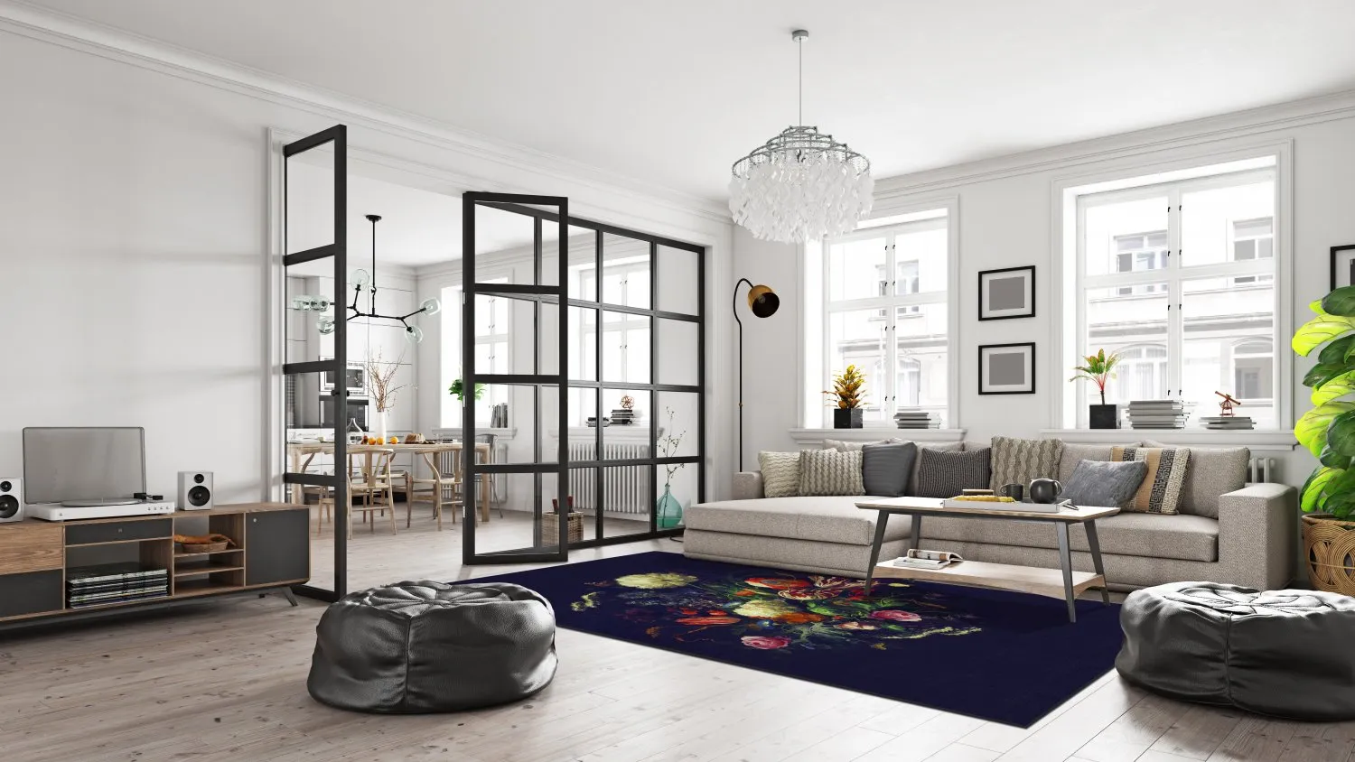 Alfombra Wilton - Rich Flowers (multi)