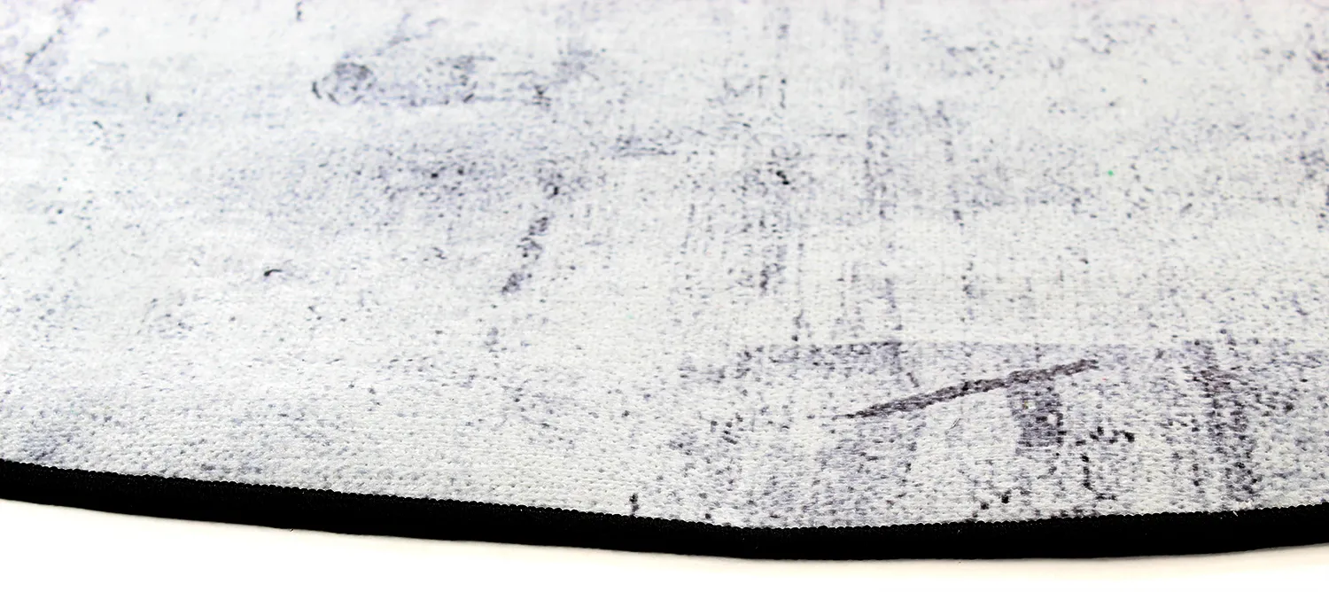 Alfombras redondeadas - Rosia (azul/gris)