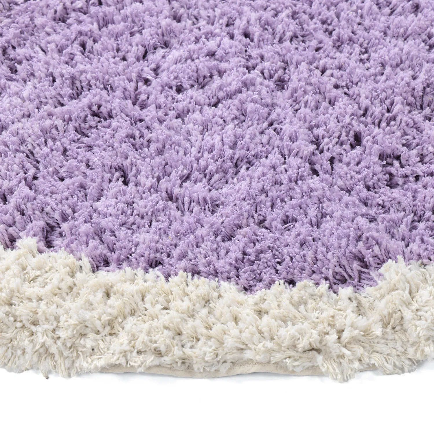 Alfombras redondeadas - Naousa Natural Cotton Shaggy (multicolor)