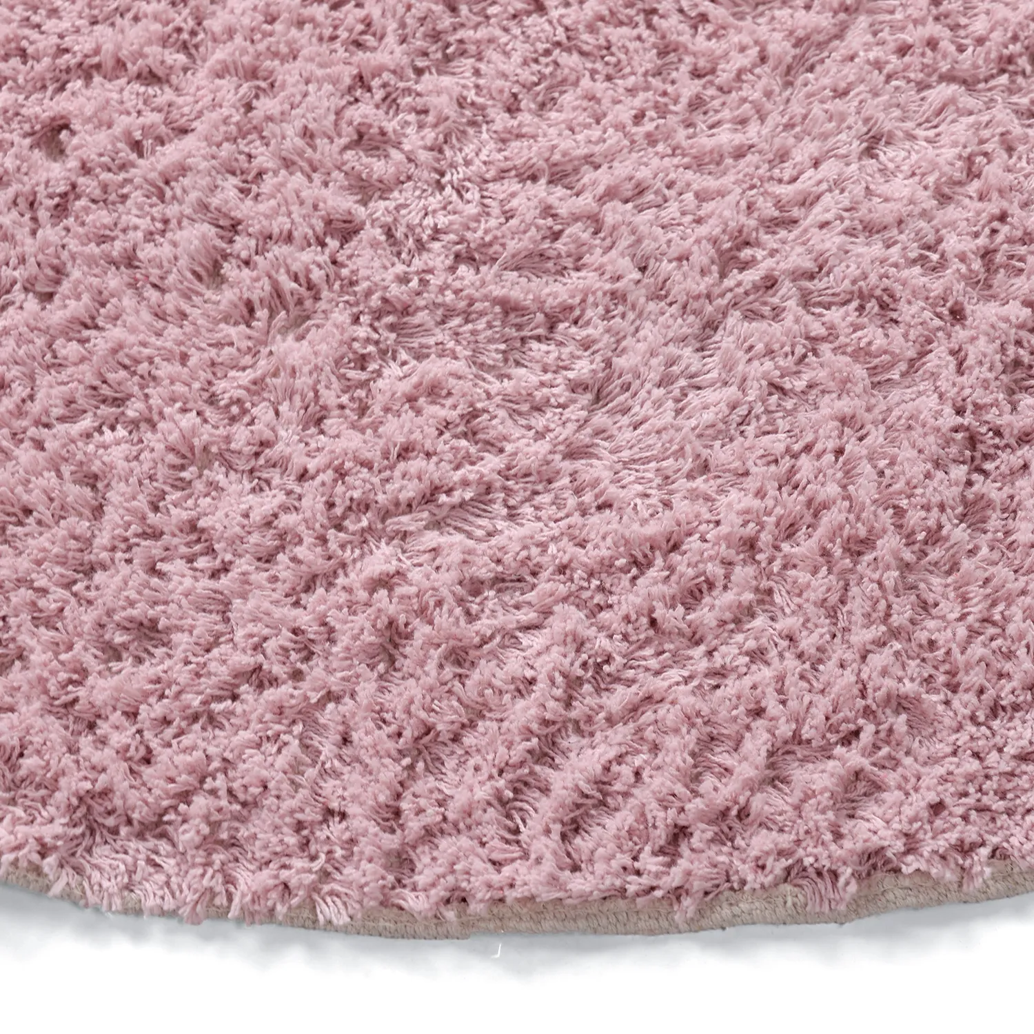 Alfombras de pelo largo - Amira Natural Cotton Shaggy (rosa)