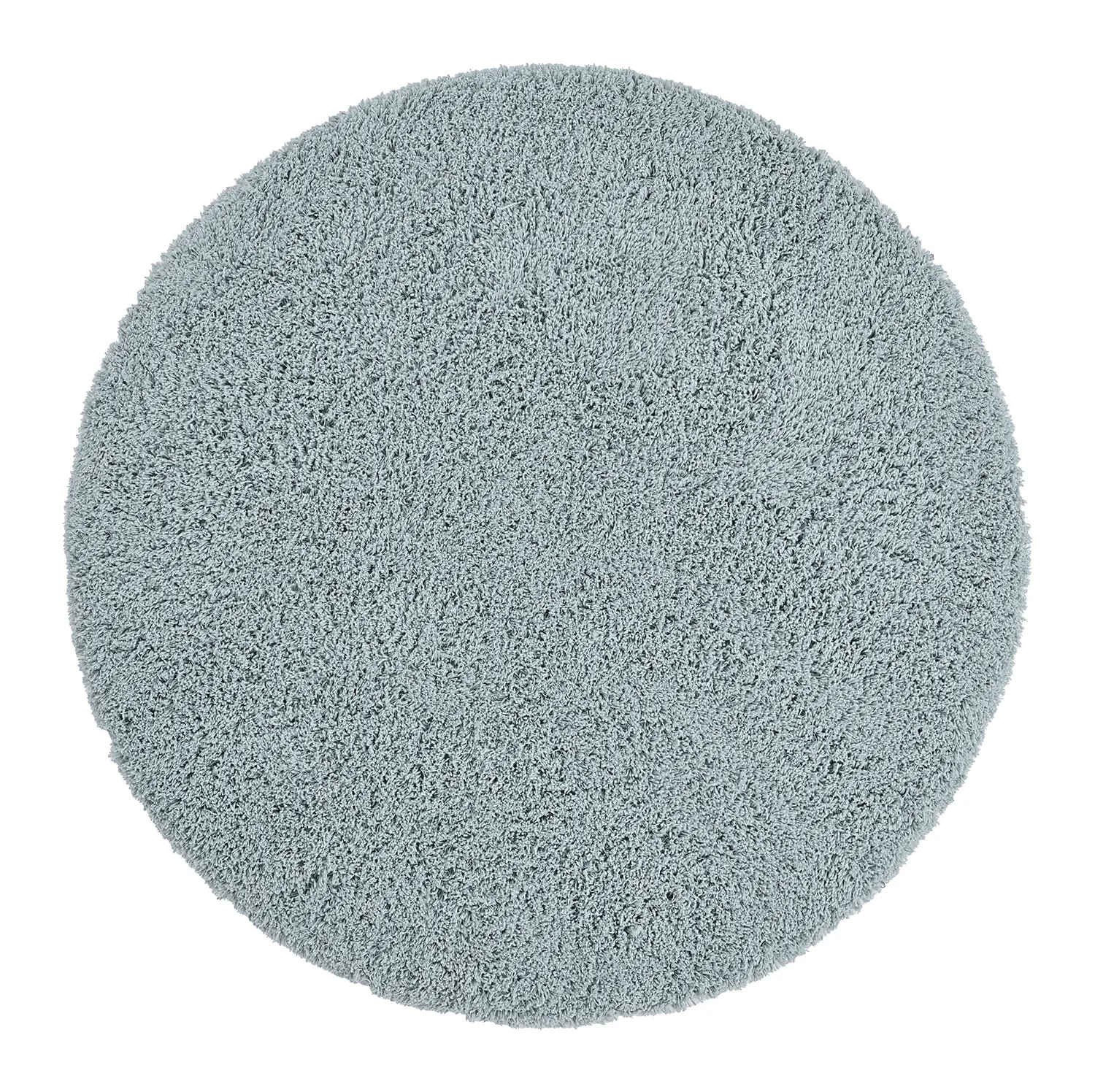 Alfombras redondeadas - Combarro Solid Cotton Shaggy (azul claro)