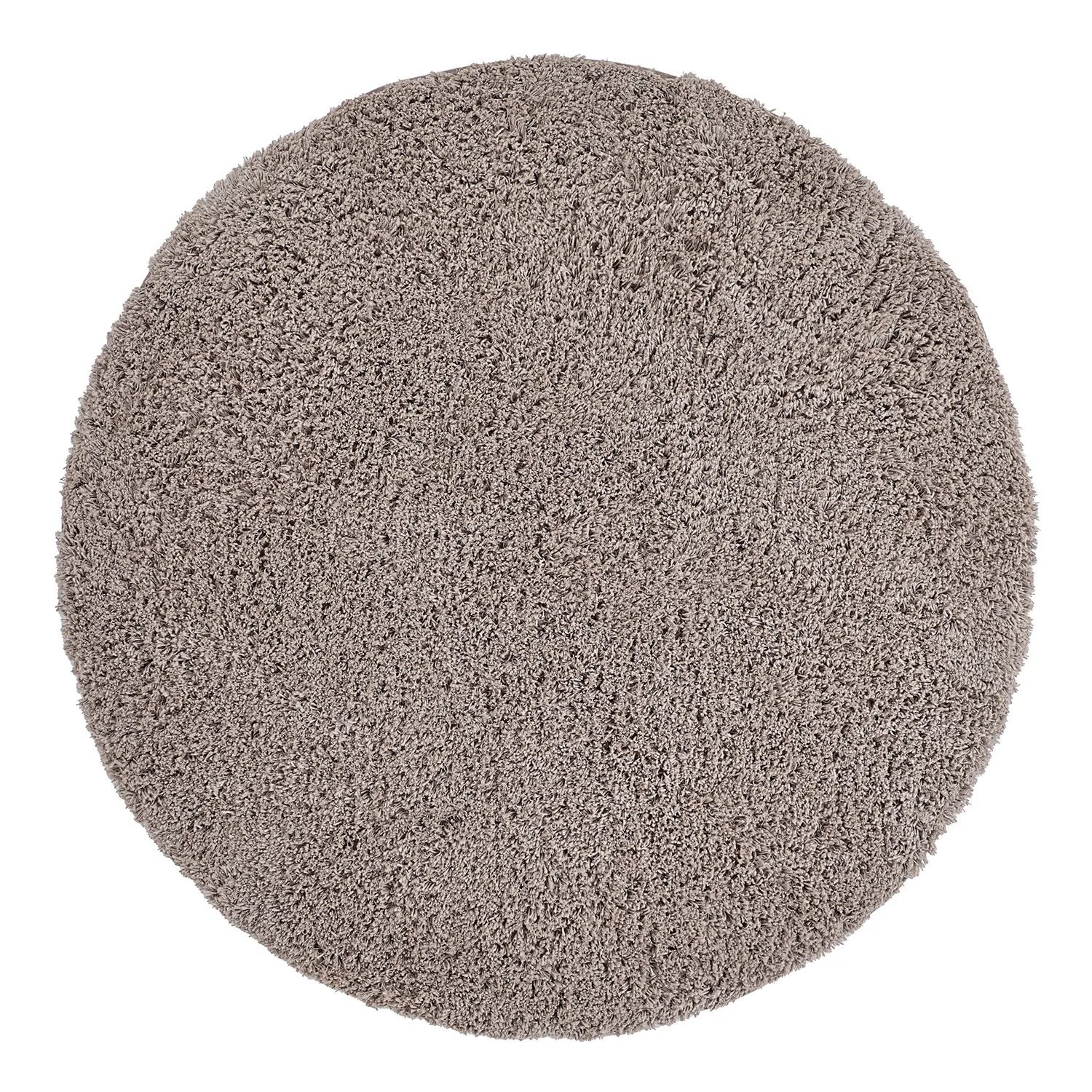 Alfombras redondeadas - Combarro Solid Cotton Shaggy (taupe)