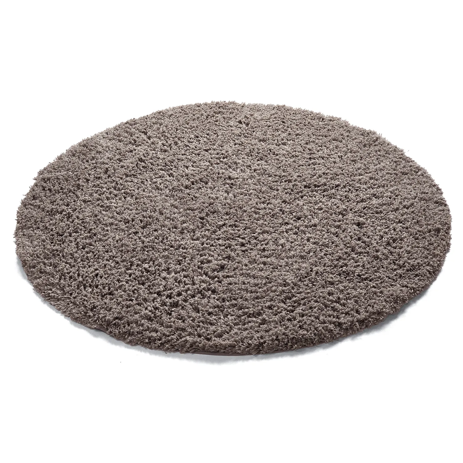Alfombras redondeadas - Combarro Solid Cotton Shaggy (taupe)