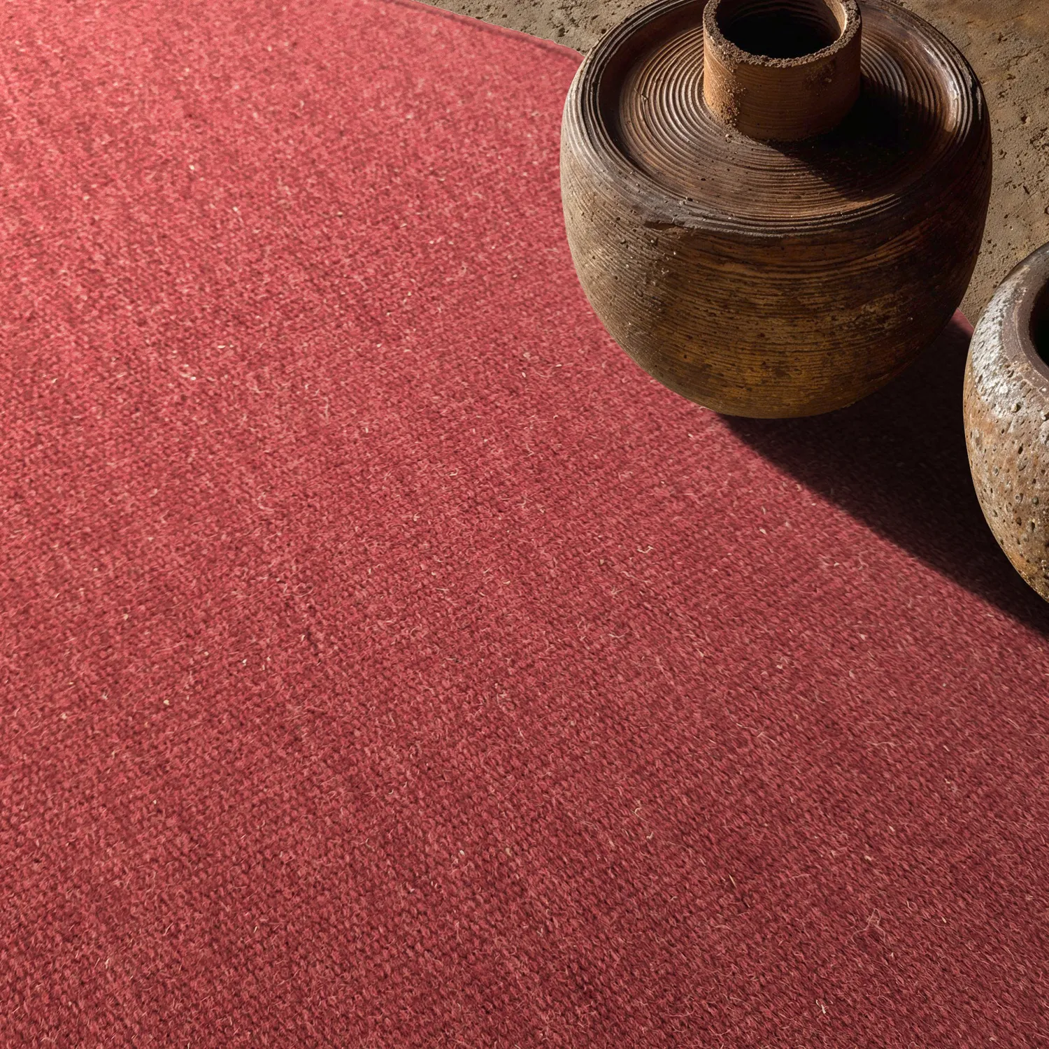 Alfombras redondeadas - Hamilton (rojo intenso)