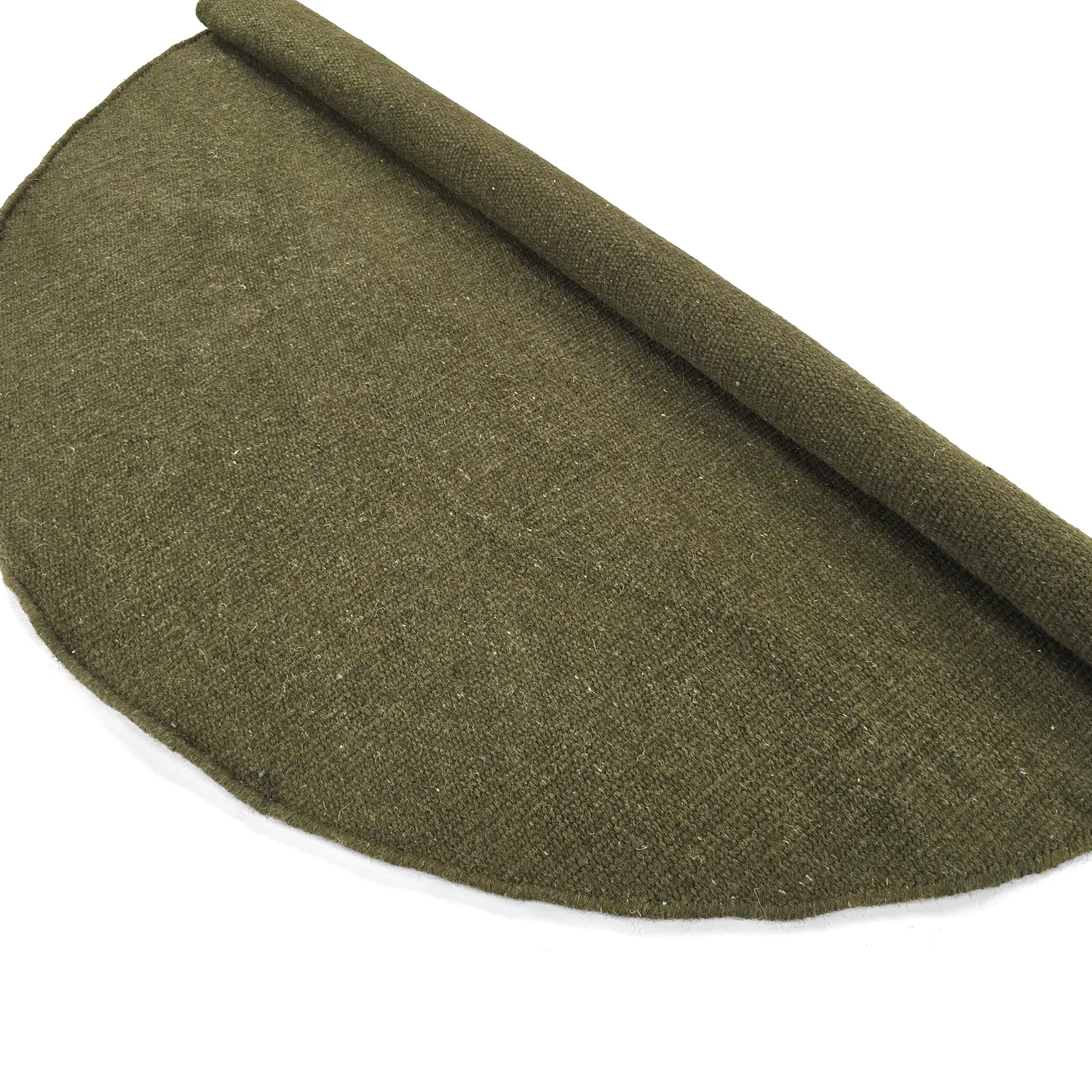 Alfombras redondeadas - Hamilton (verde musgo)