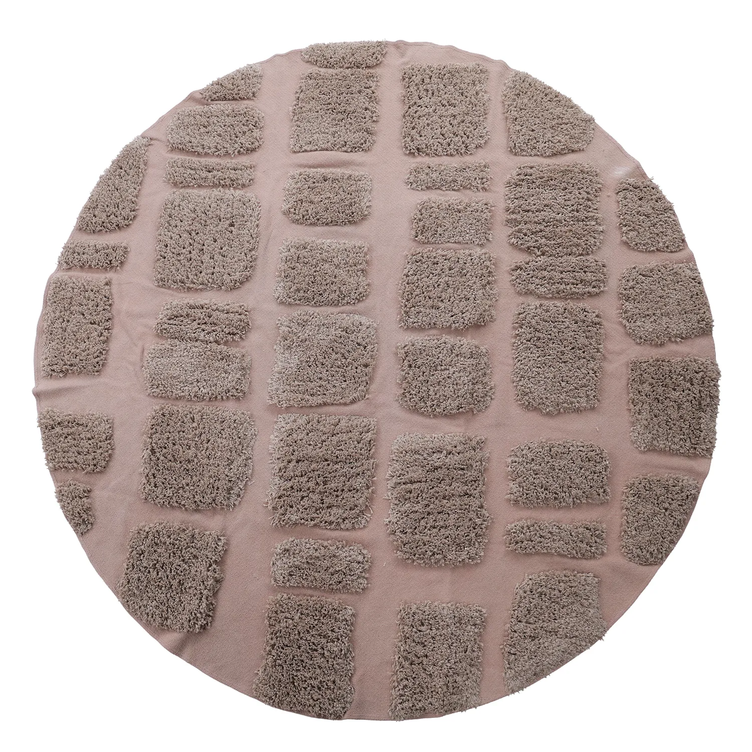 Alfombras redondeadas - Otranto Natural Cotton Shaggy (taupe)