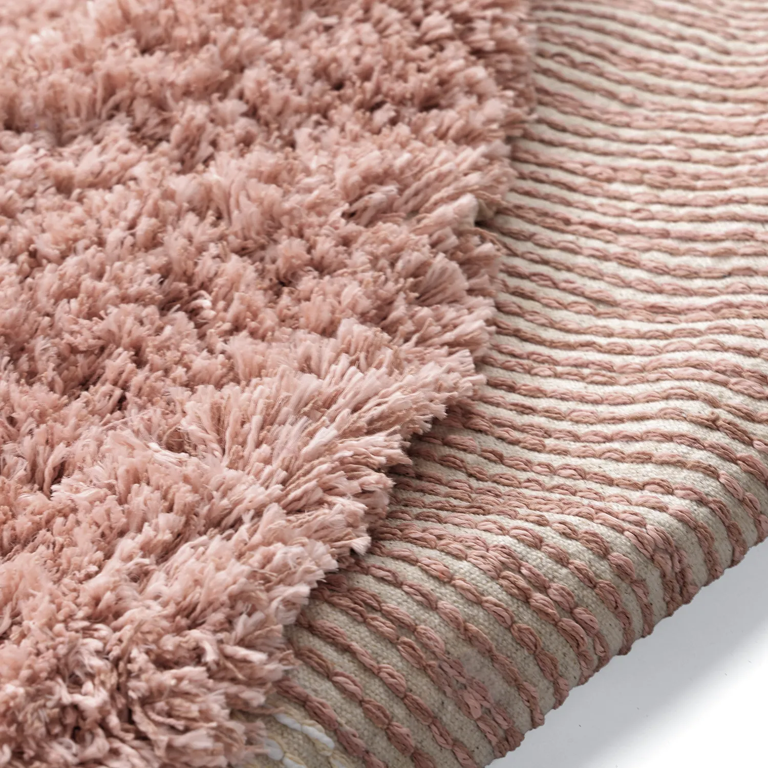 Alfombras redondeadas - Perast Natural Cotton Shaggy (multicolor)