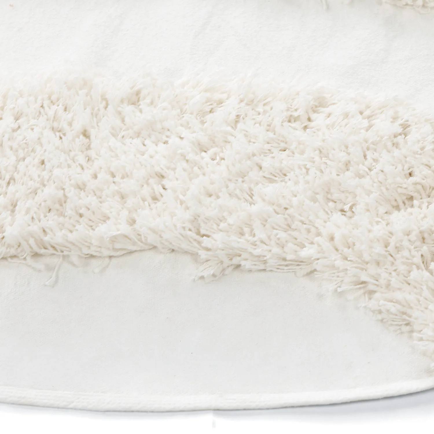 Alfombras redondeadas - Sivota Natural Cotton Shaggy (blanquecino)