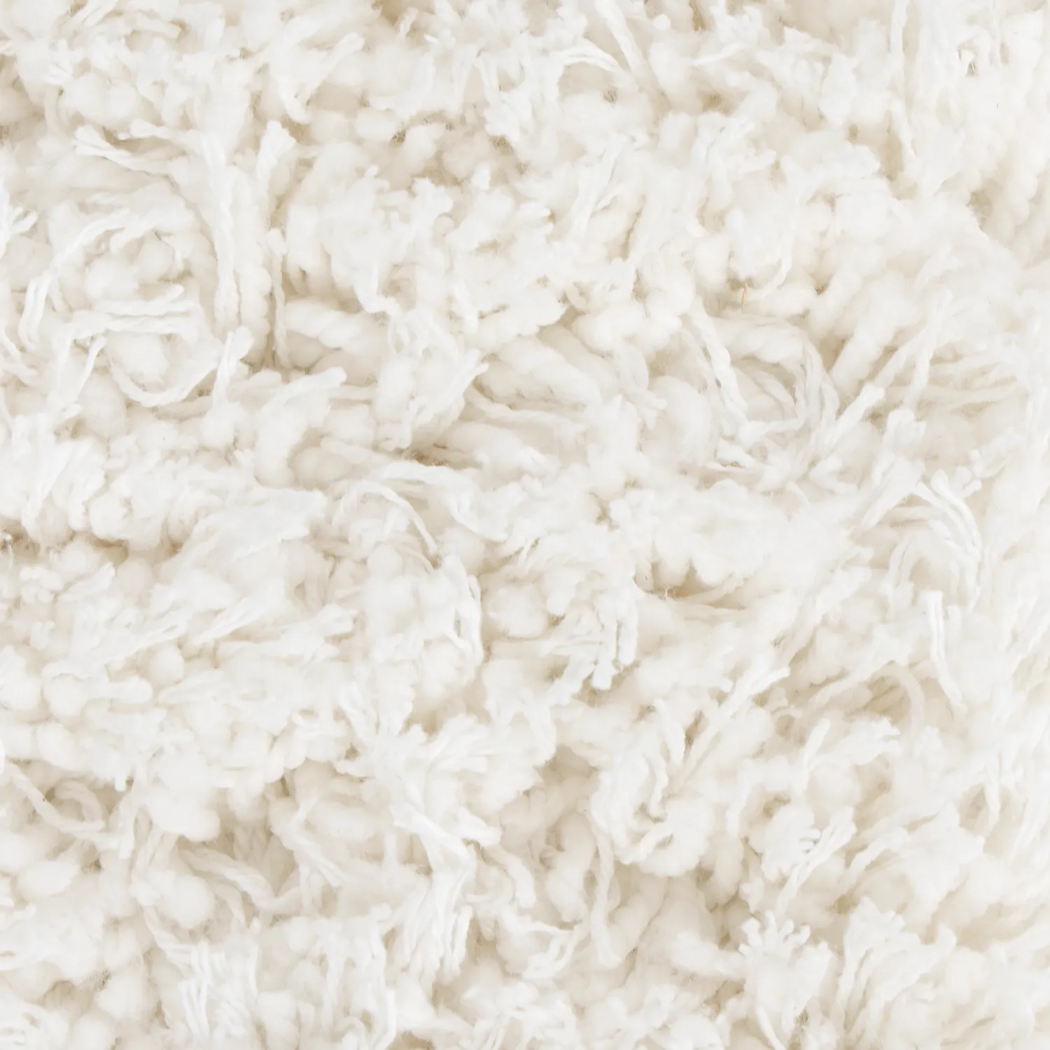 Alfombras redondeadas - Sivota Natural Cotton Shaggy (blanquecino)