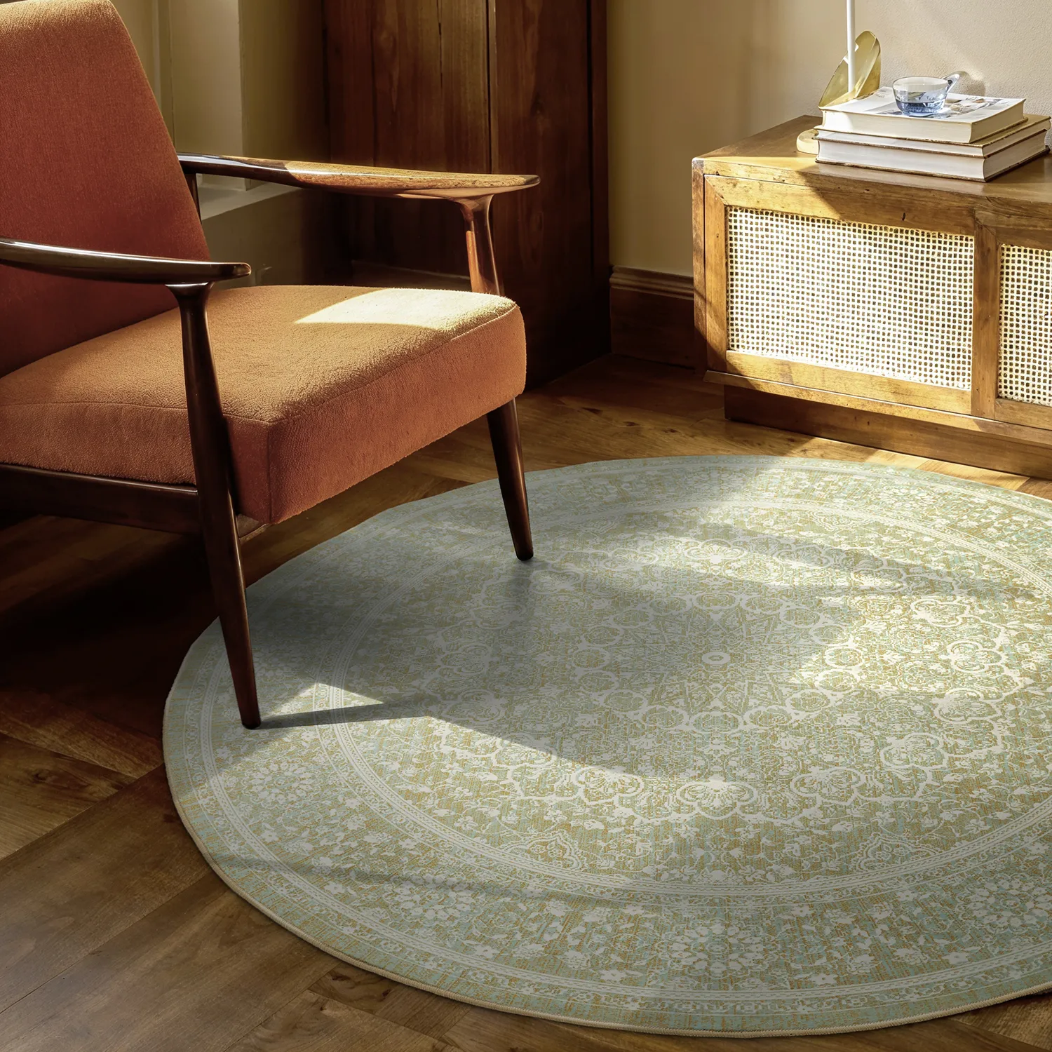 Alfombras redondeadas - Vivian (beige)