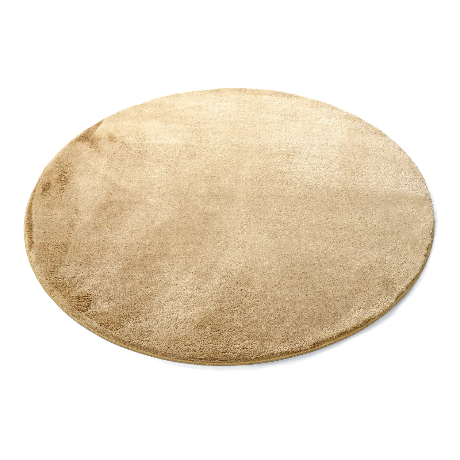 Alfombras redondeadas - Aranga Super Soft Fur (beige oscuro)