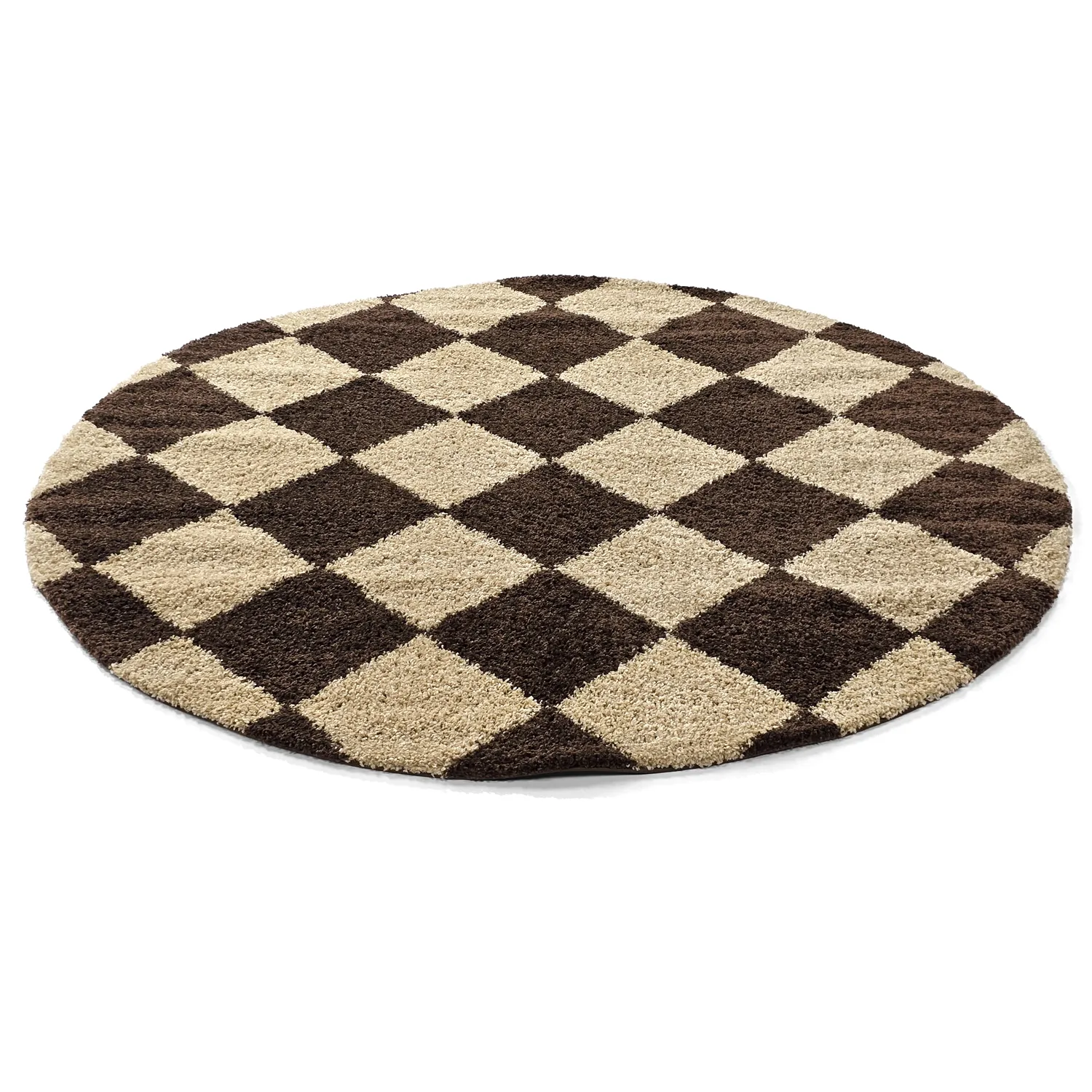 Alfombras redondeadas - Albi (marrón/beige)