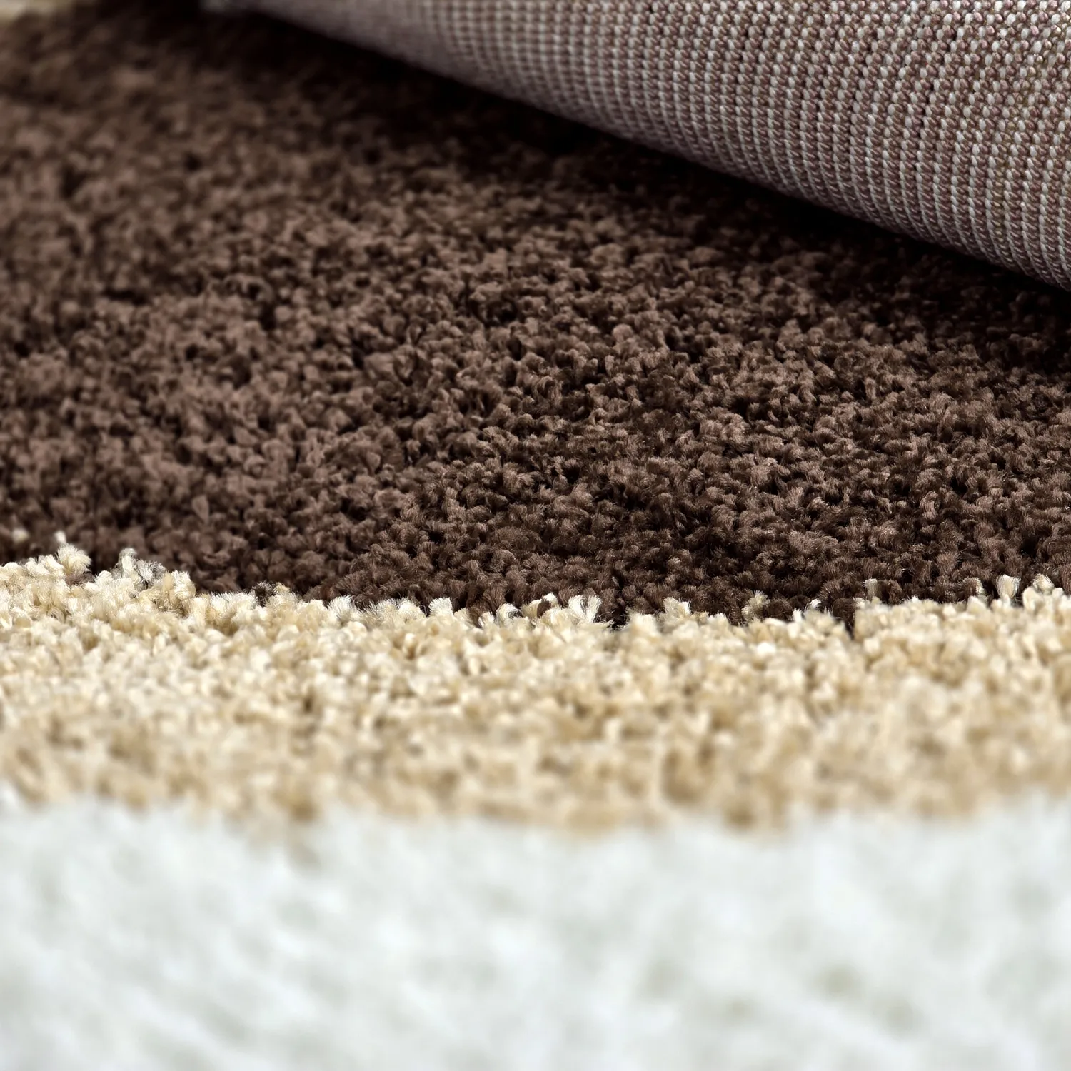 Alfombras redondeadas - Alsace (beige/blanco/marrón)