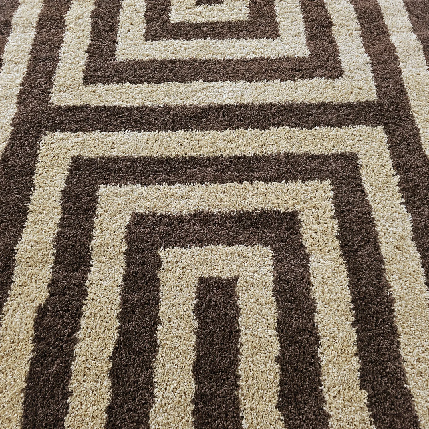 Alfombras redondeadas - Imilchil (beige/marrón)