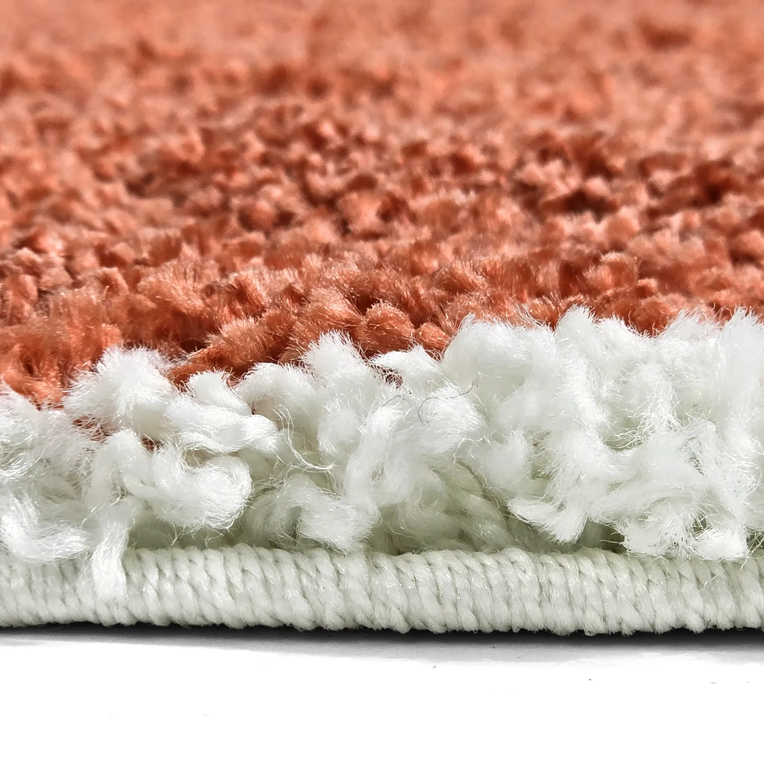 Alfombras redondeadas - Sanghar (blanco/naranja/verde)
