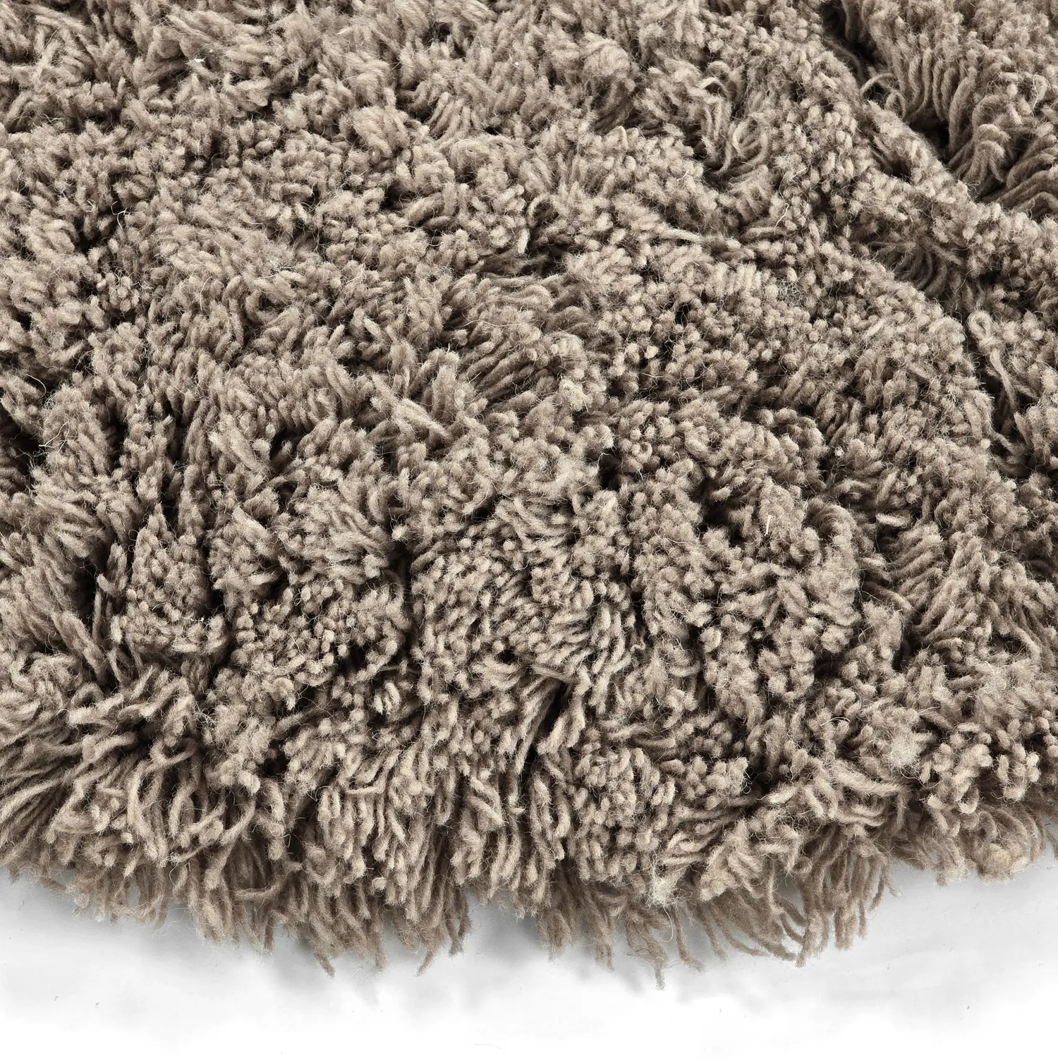 Alfombras redondeadas - Aliste Wool Shaggy (marrón)