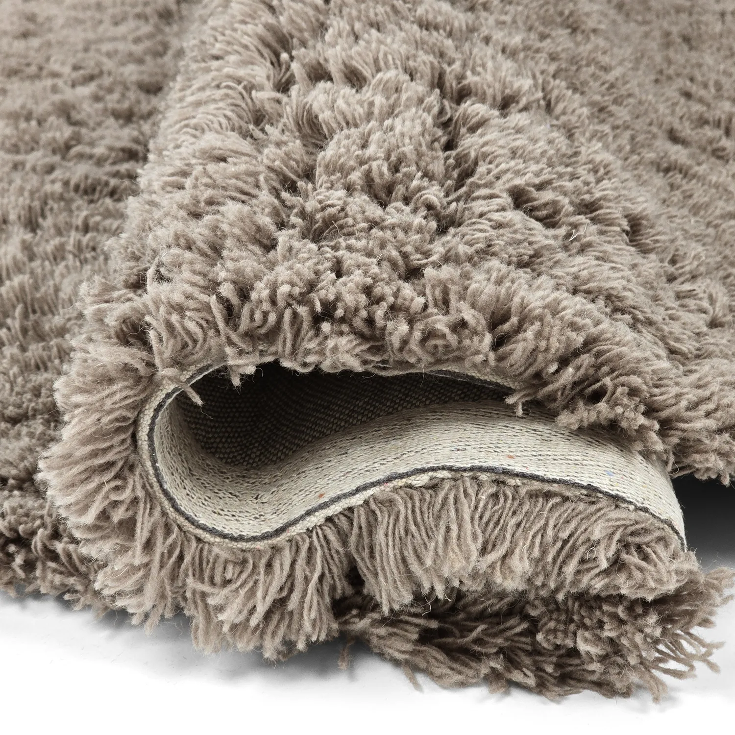 Alfombras redondeadas - Aliste Wool Shaggy (marrón)