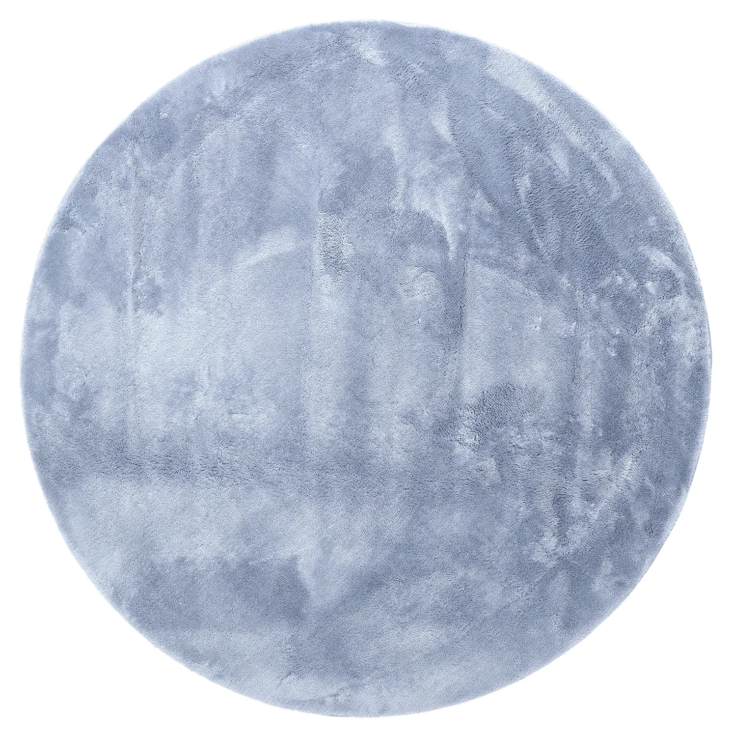 Alfombras redondeadas - Aranga Super Soft Fur (azul acero)