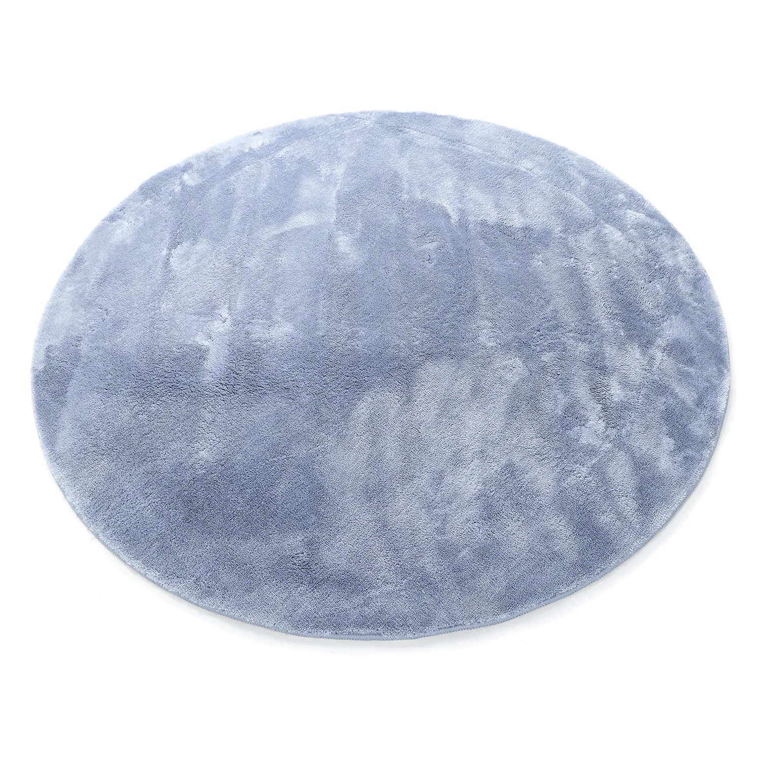 Alfombras redondeadas - Aranga Super Soft Fur (azul acero)