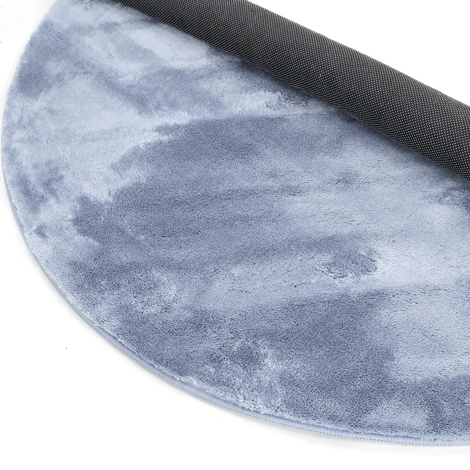Alfombras redondeadas - Aranga Super Soft Fur (azul acero)