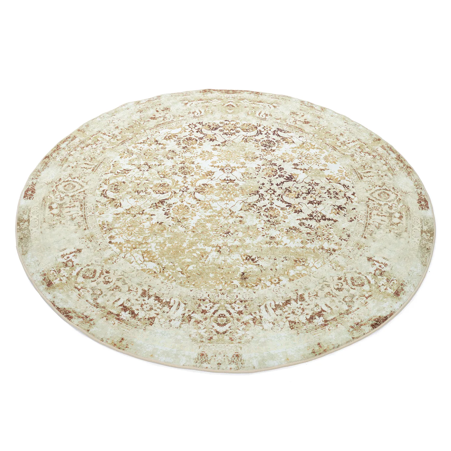 Alfombras redondeadas - Denizli (beige)