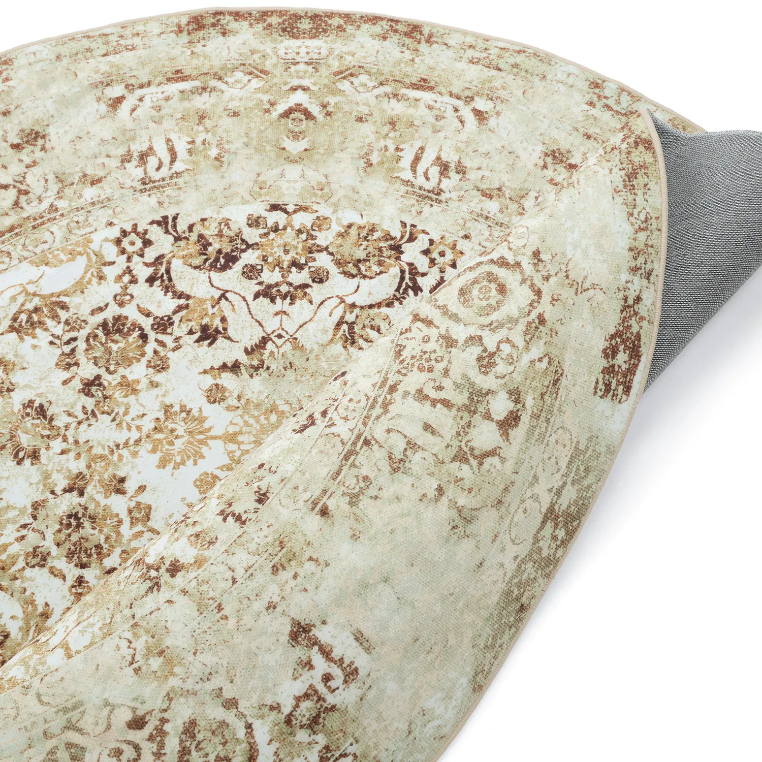 Alfombras redondeadas - Denizli (beige)