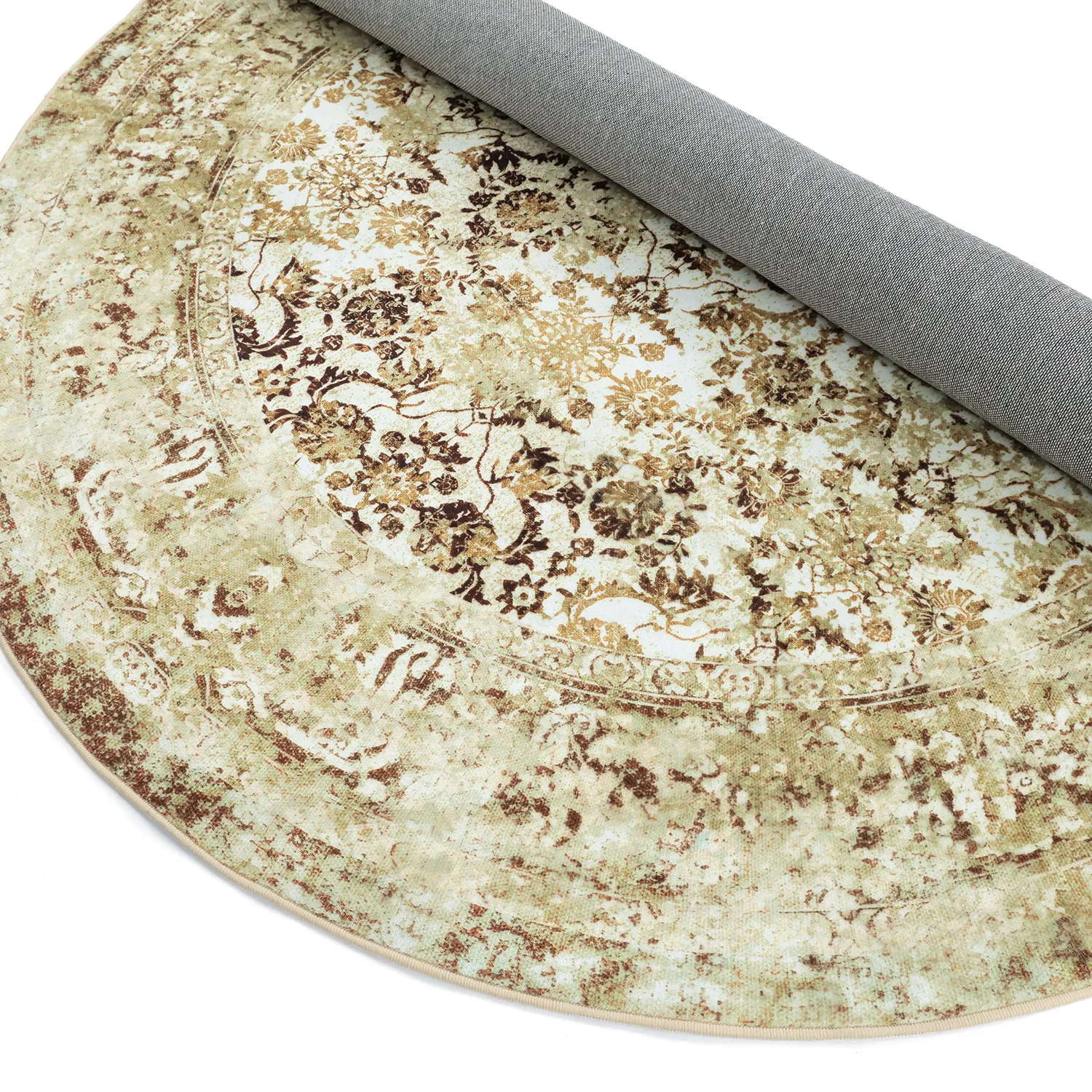 Alfombras redondeadas - Denizli (beige)