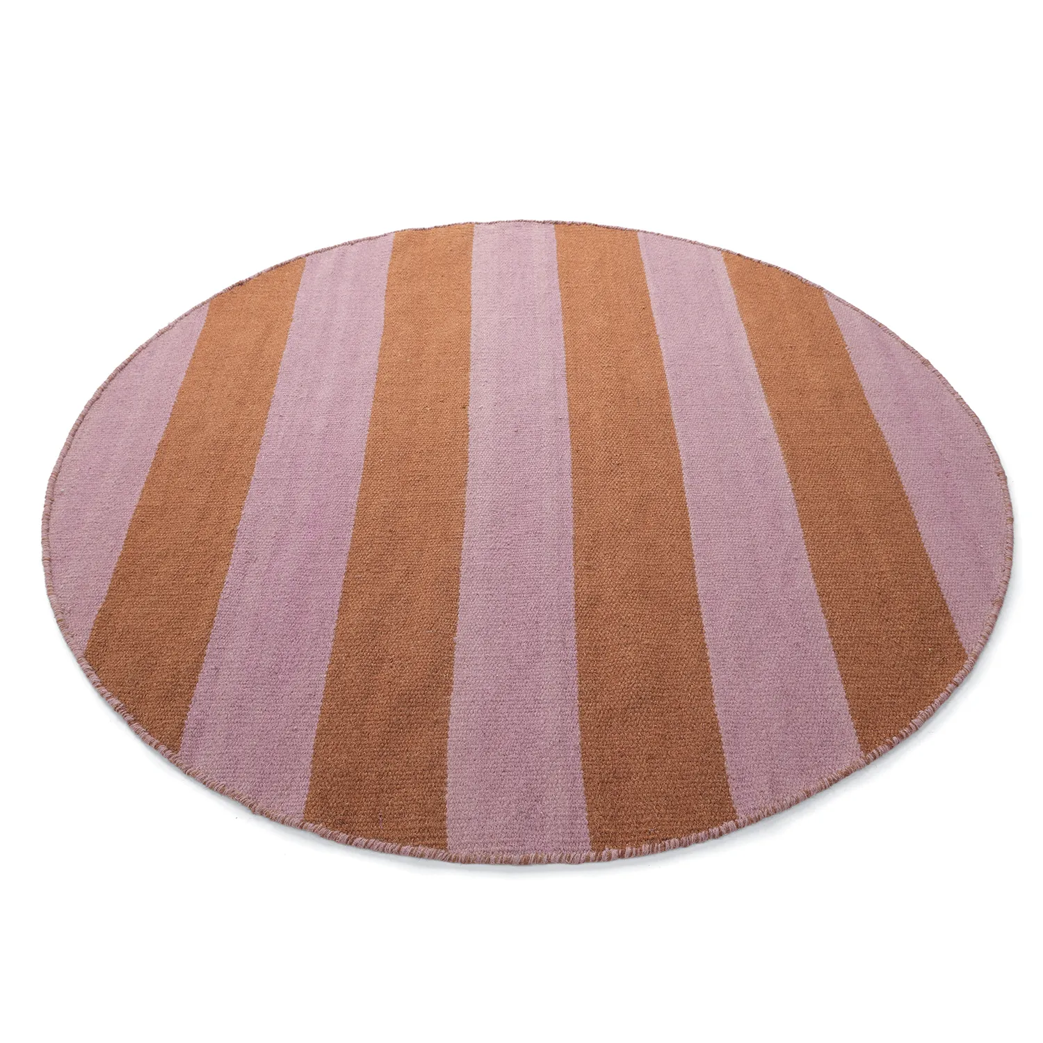 Alfombras redondeadas - Garine (naranja/rosa)