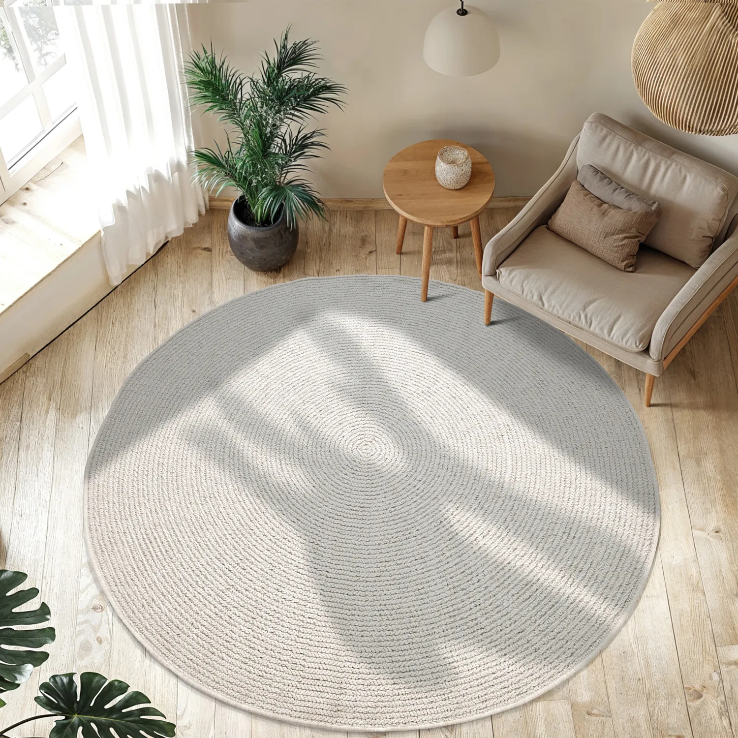Alfombras redondeadas - Indoor/Outdoor Arlo (blanquecino)