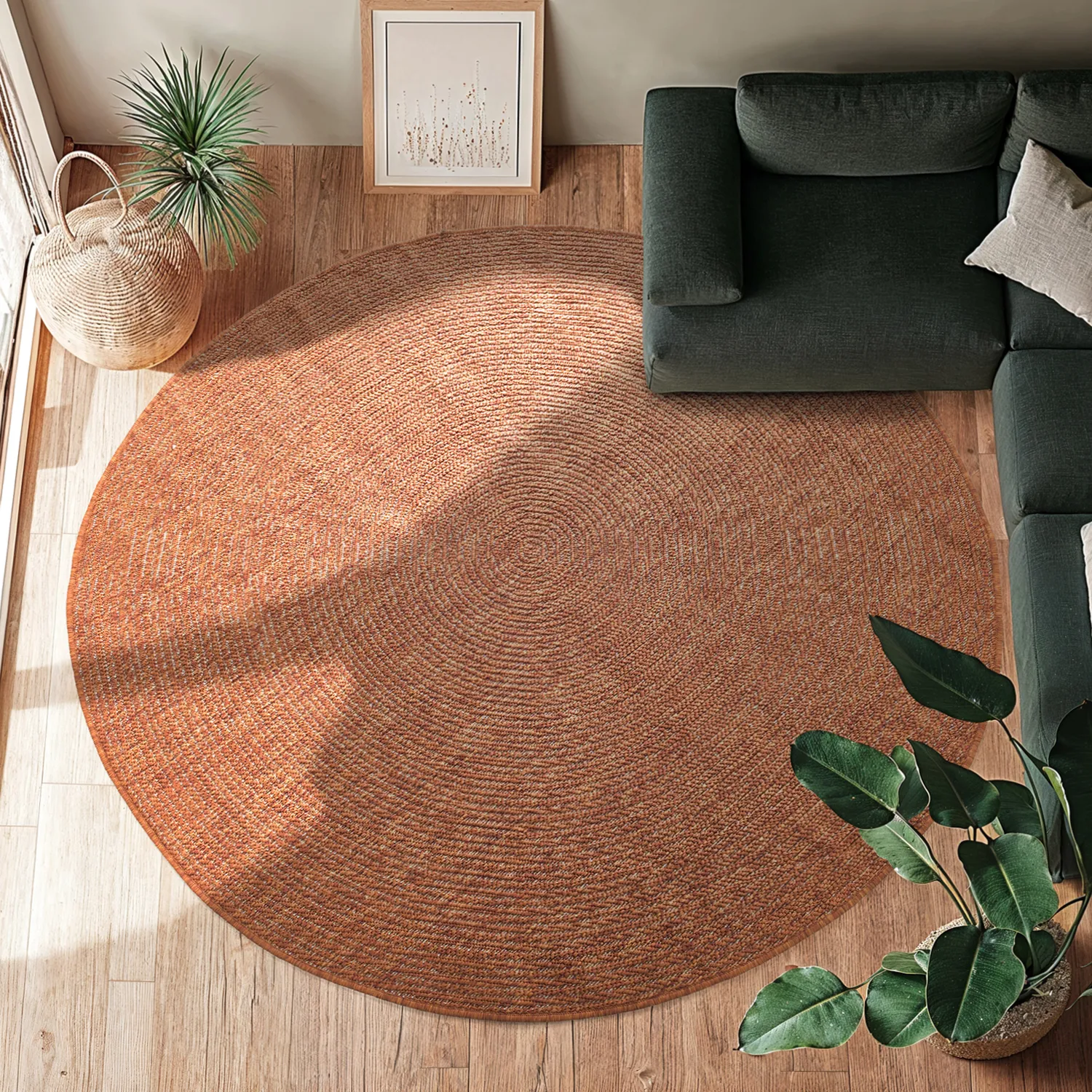 Alfombras redondeadas - Indoor/Outdoor Arlo (naranja)