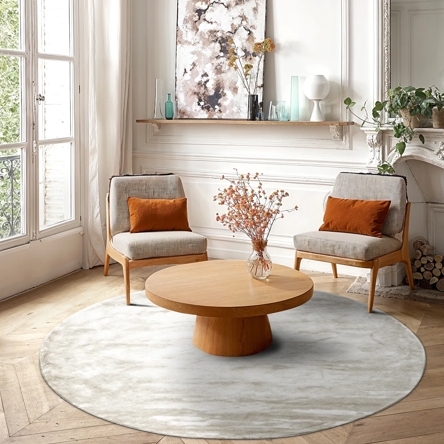 Alfombras redondeadas - Jodhpur Special Luxury Edition (offwhite)