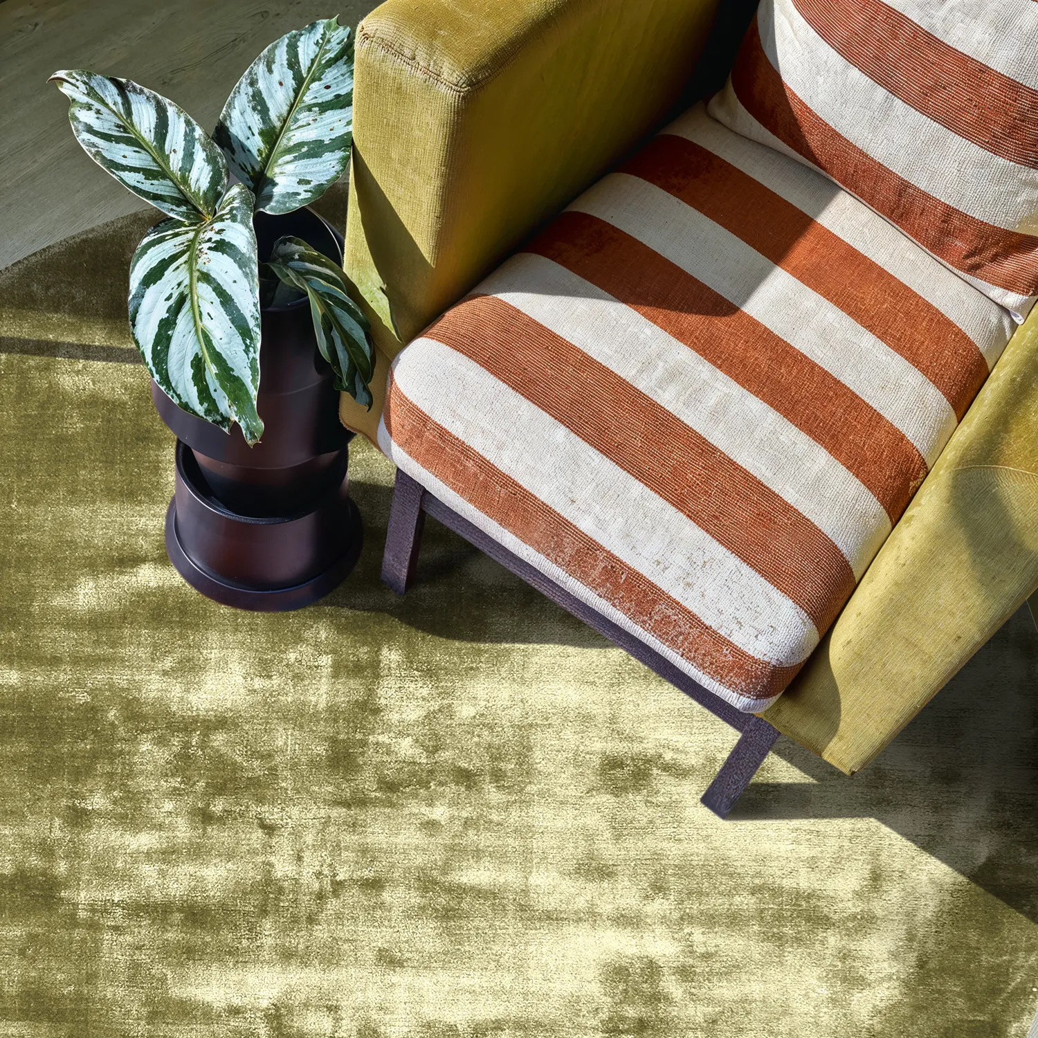 Alfombras redondeadas - Jodhpur Special Luxury Edition (verde)