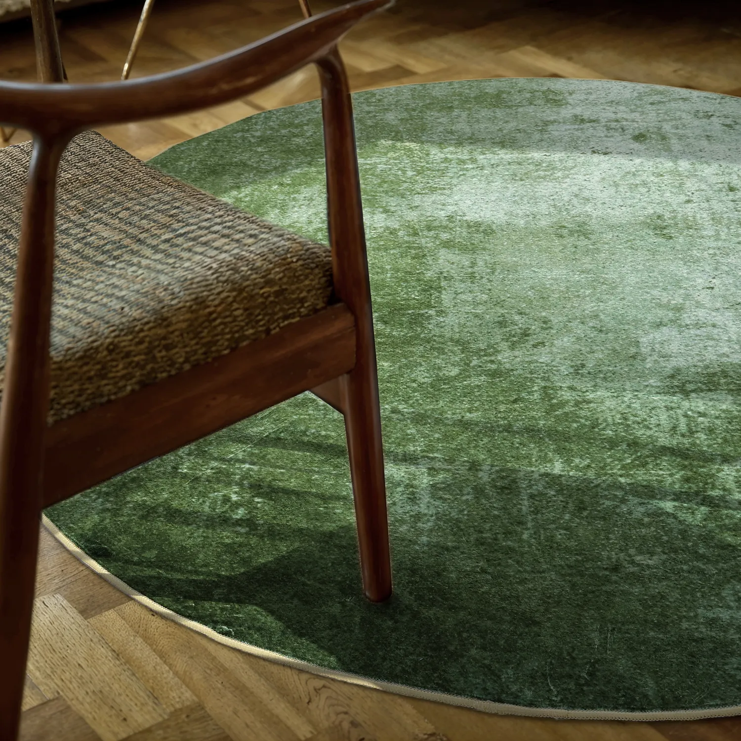 Alfombras redondeadas - Lynton (verde)
