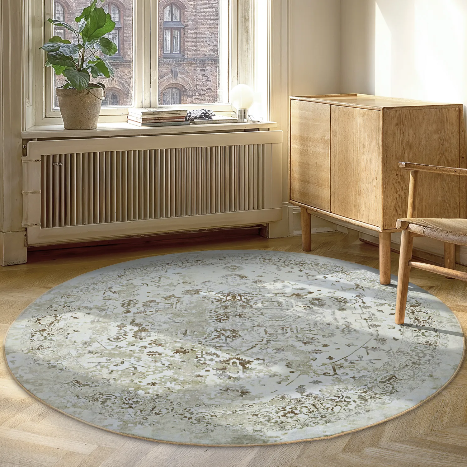 Alfombras redondeadas - Mateur (beige)