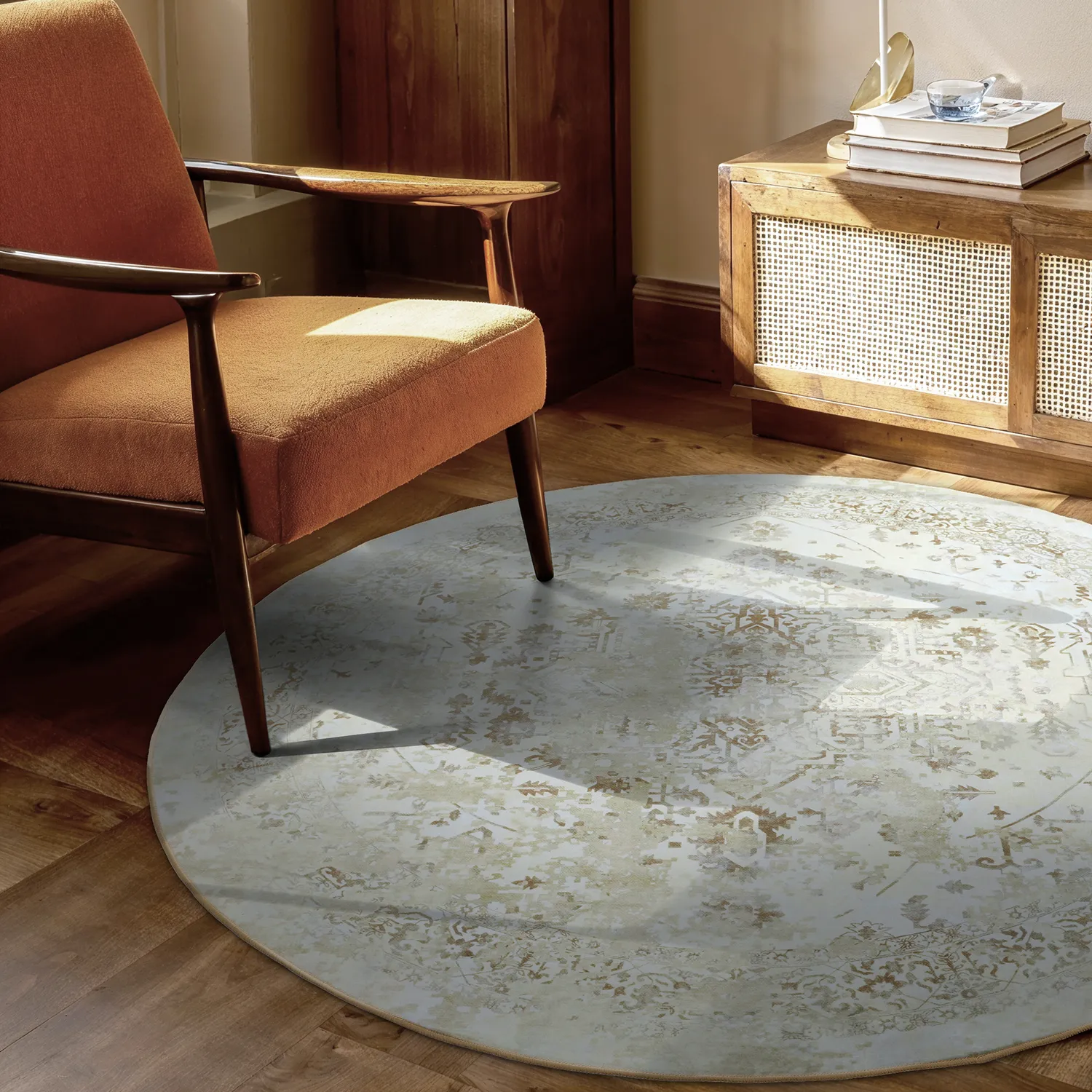 Alfombras redondeadas - Mateur (beige)