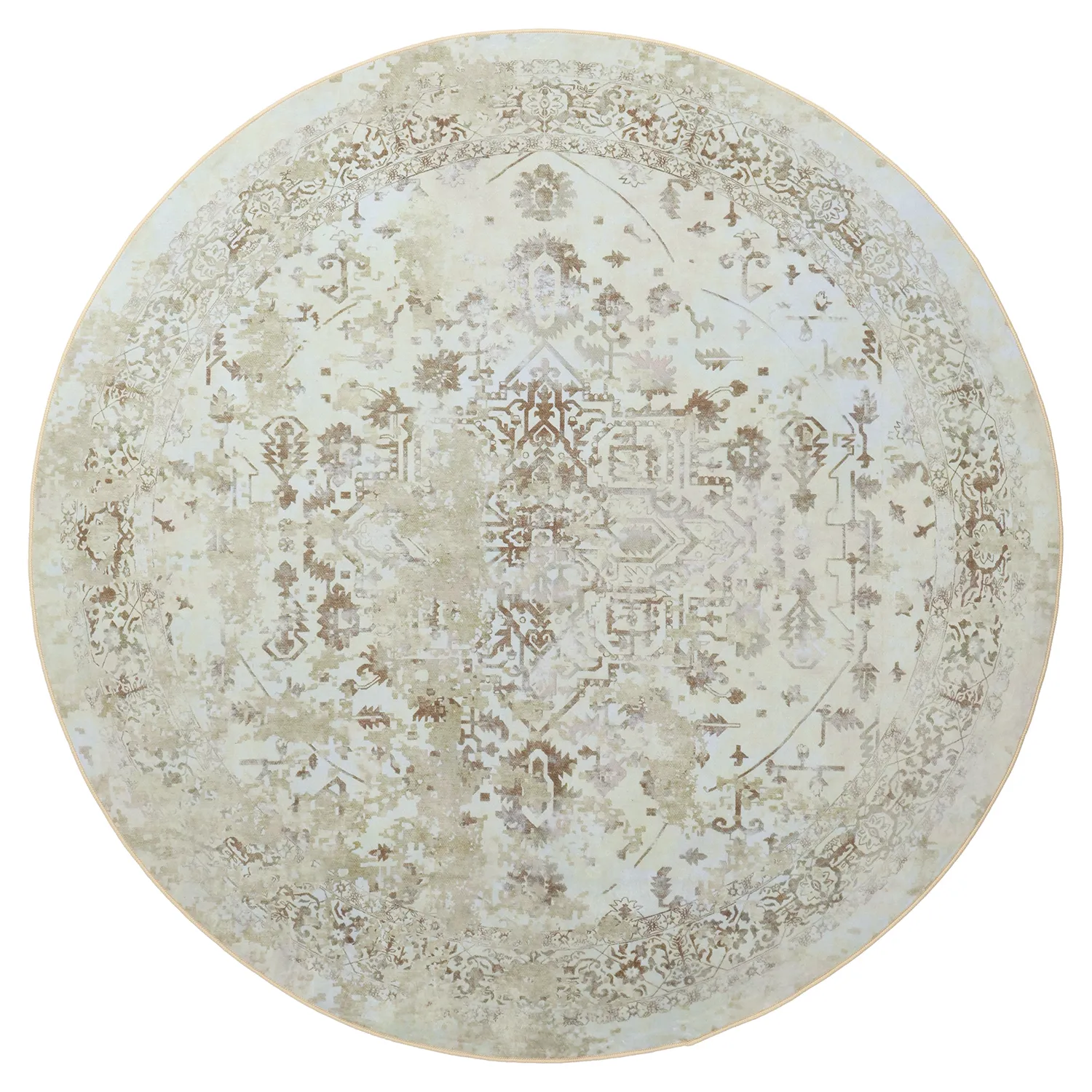 Alfombras redondeadas - Mateur (beige)