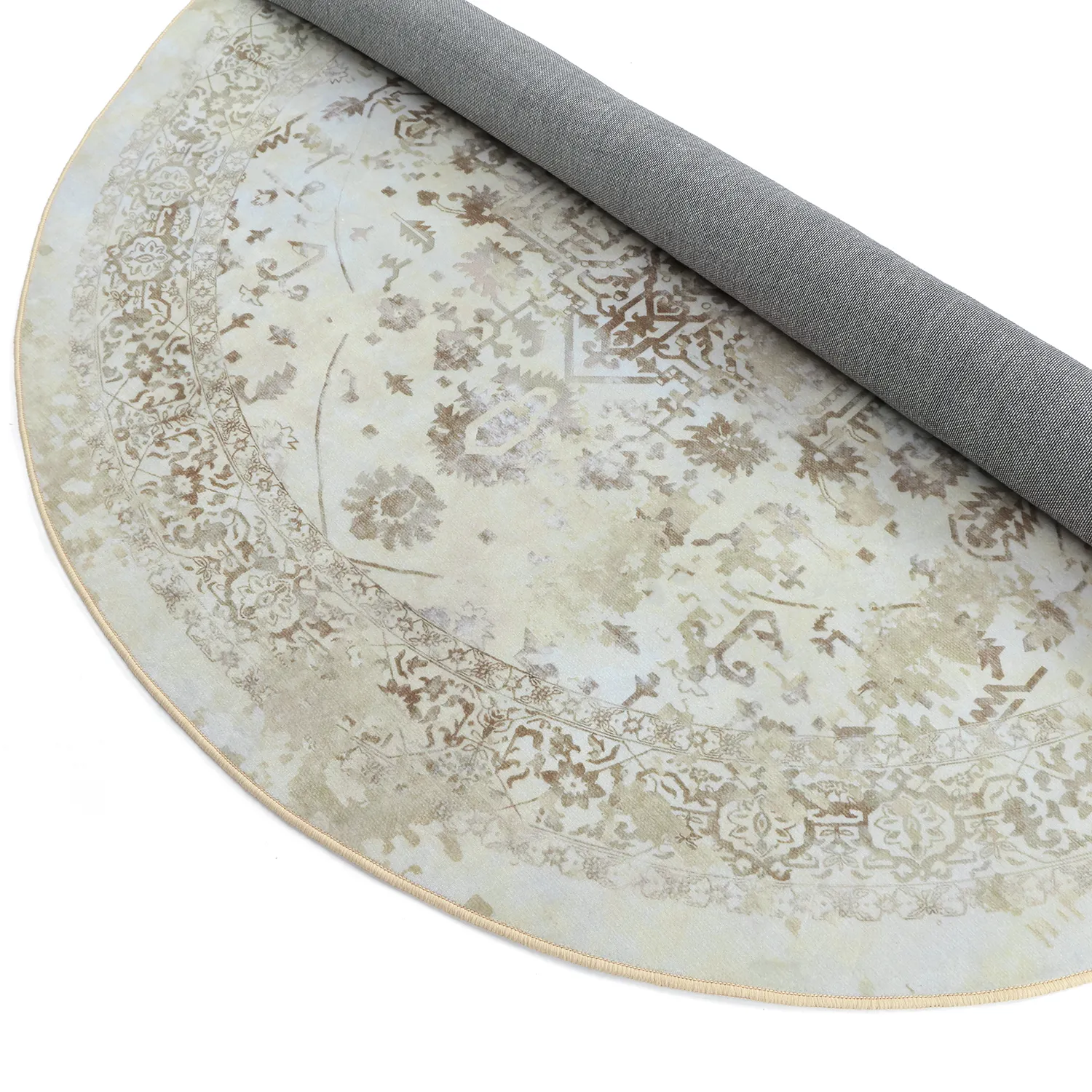 Alfombras redondeadas - Mateur (beige)