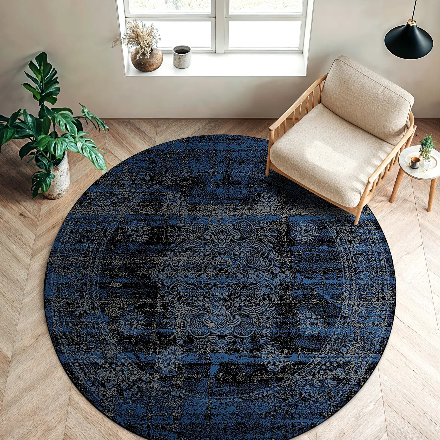 Alfombras redondeadas- Peking Royal (azul)