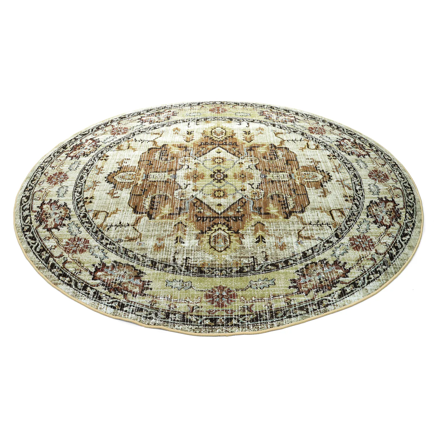 Alfombras redondeadas - Siliana (beige)