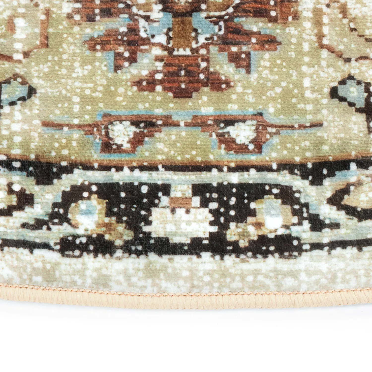 Alfombras redondeadas - Siliana (beige)