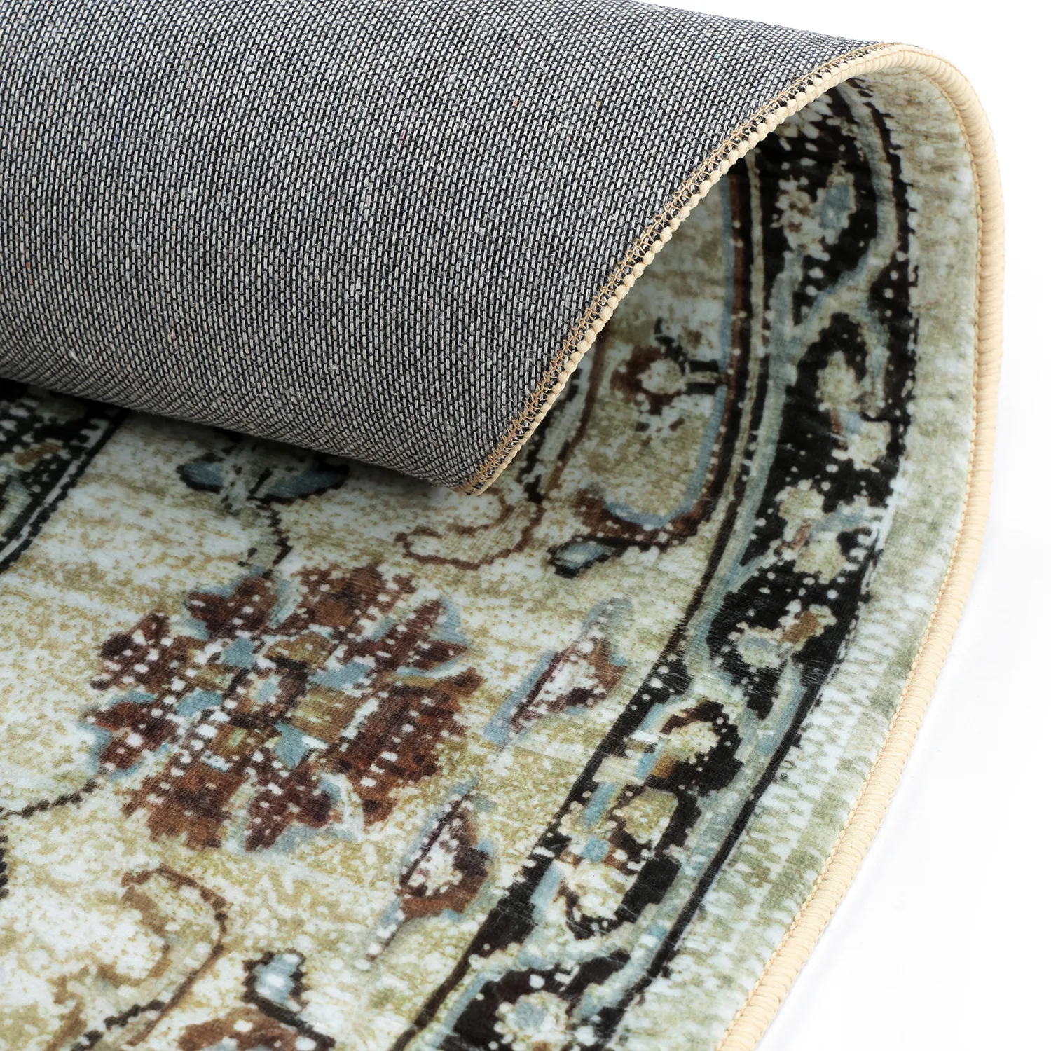 Alfombras redondeadas - Siliana (beige)