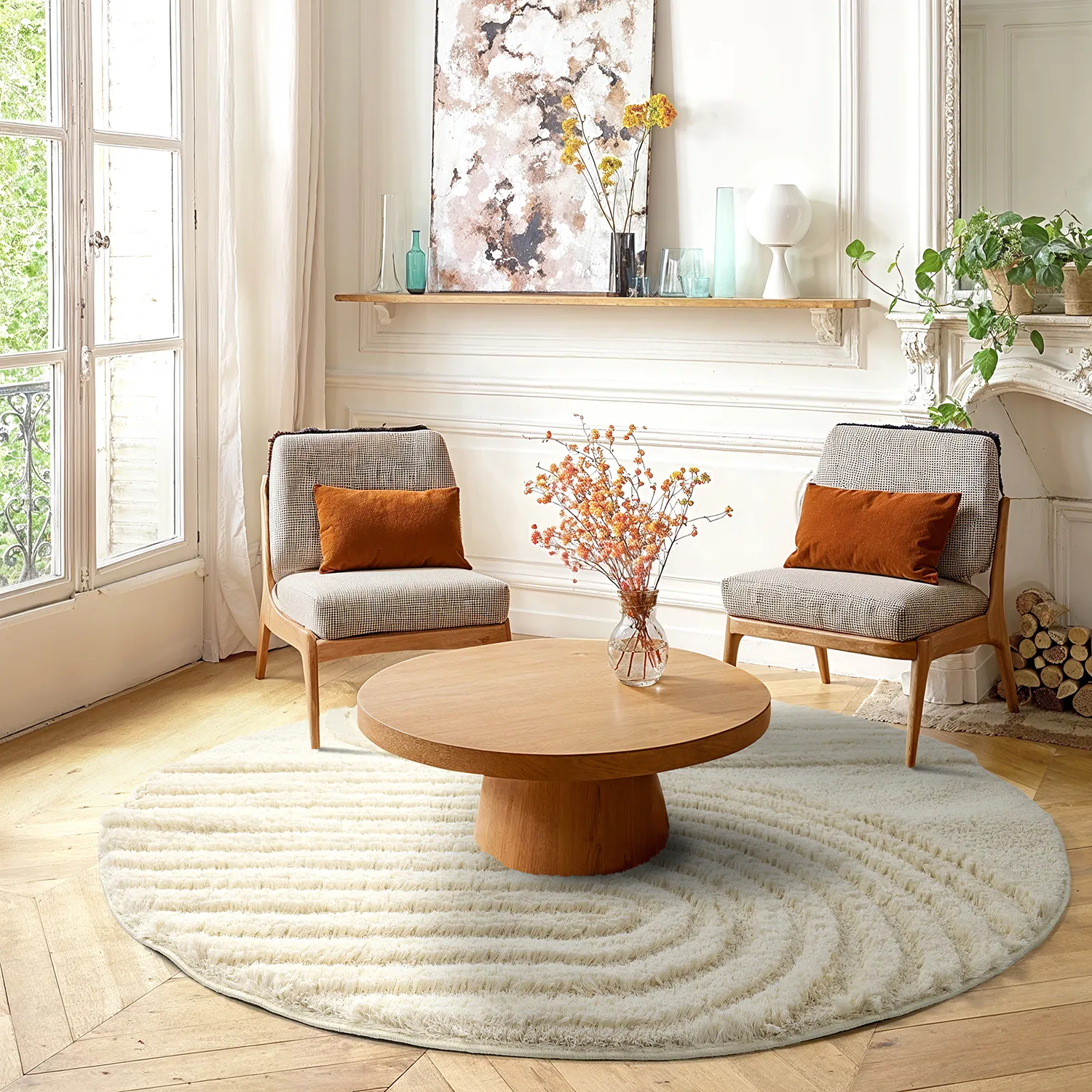 Alfombras redondeadas - Evora (offwhite)