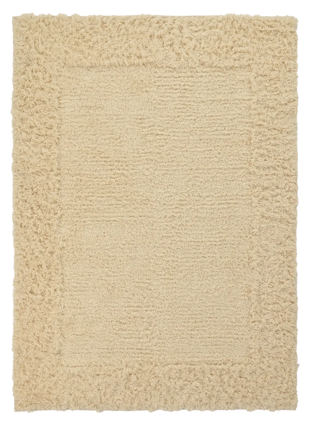 Alfombras de pelo largo - Melilla Hand Woven Wool Shaggy (naturaleza)