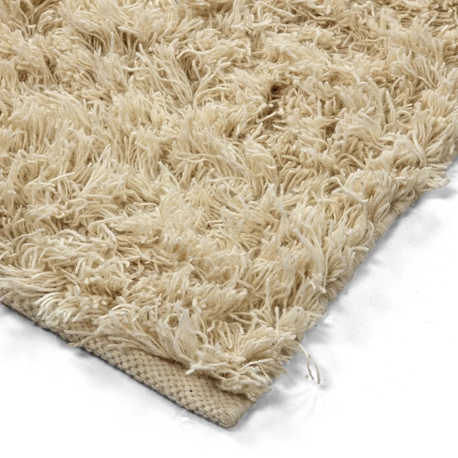 Alfombras de pelo largo - Melilla Hand Woven Wool Shaggy (naturaleza)