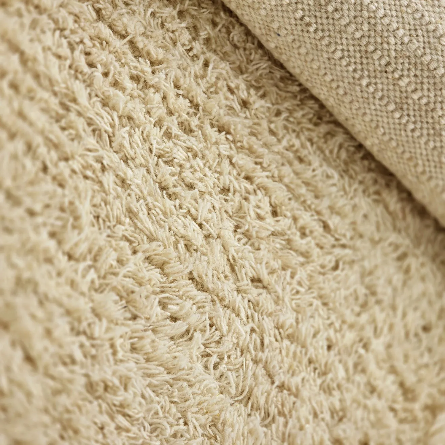 Alfombras de pelo largo - Melilla Hand Woven Wool Shaggy (naturaleza)