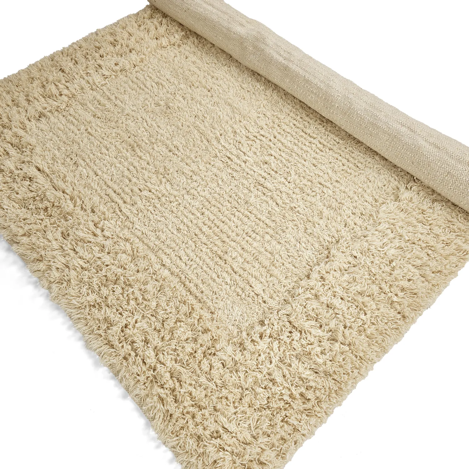 Alfombras de pelo largo - Melilla Hand Woven Wool Shaggy (naturaleza)