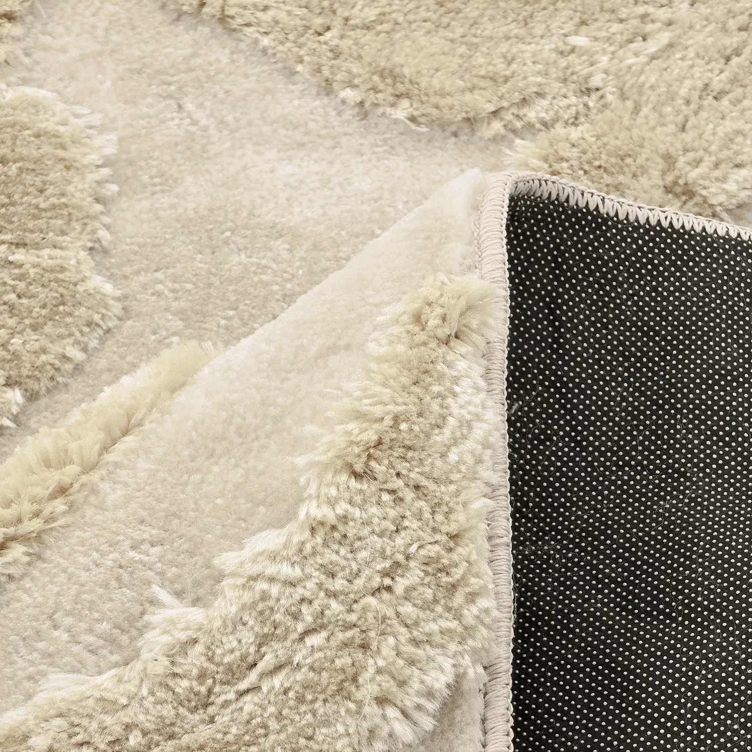 Alfombras de pelo largo - Akaba (crema/beige)