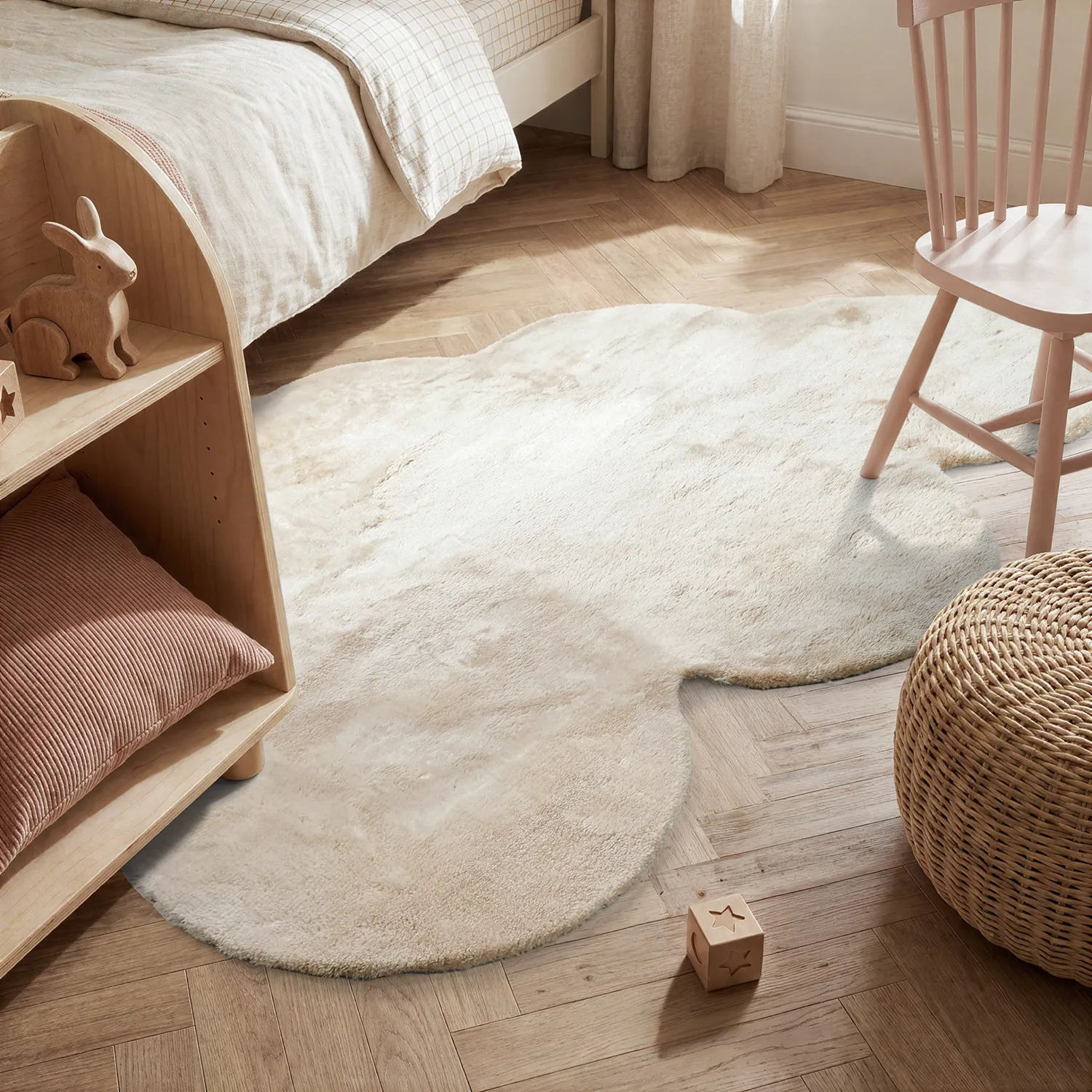 Alfombra Infantil - Aranga Super Soft Cloud (beige)