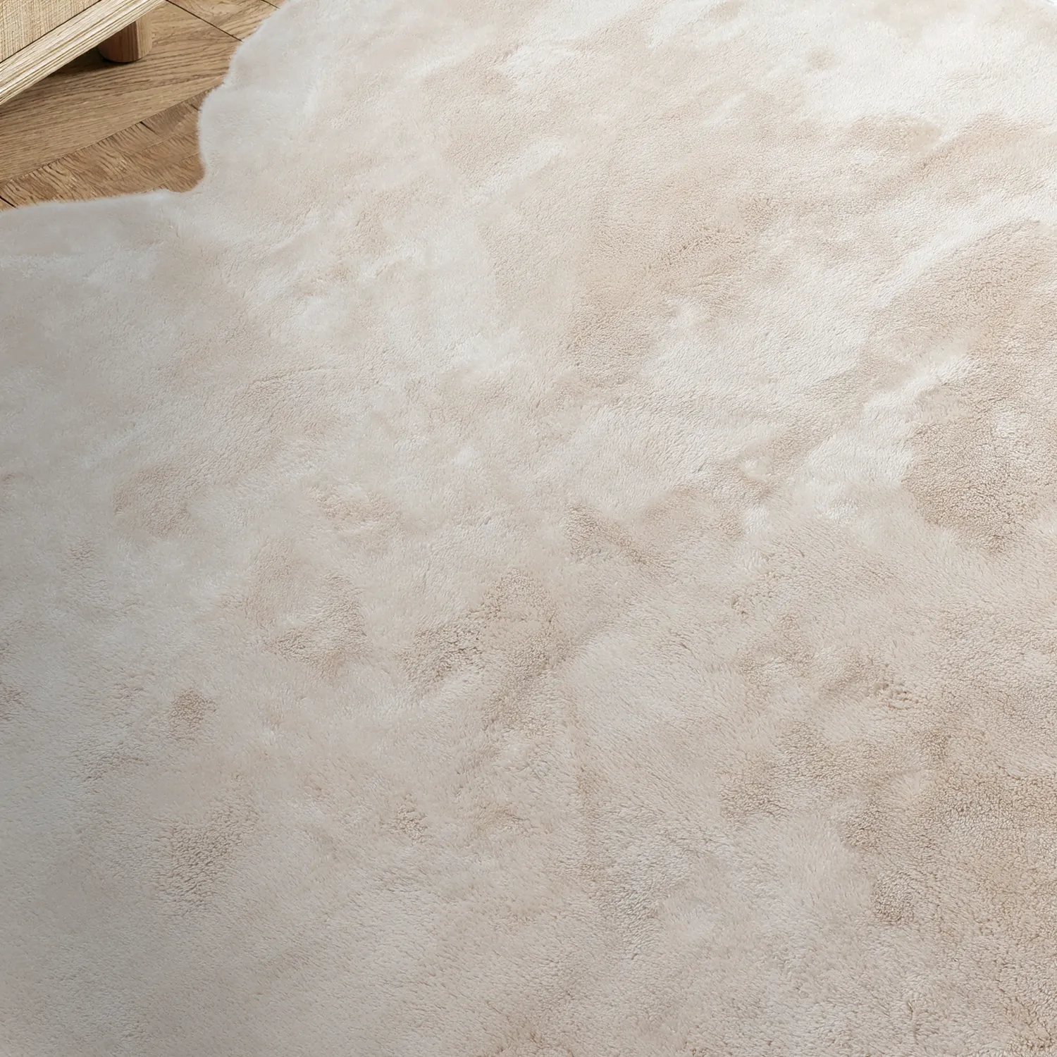 Alfombra Infantil - Aranga Super Soft Heart (beige)