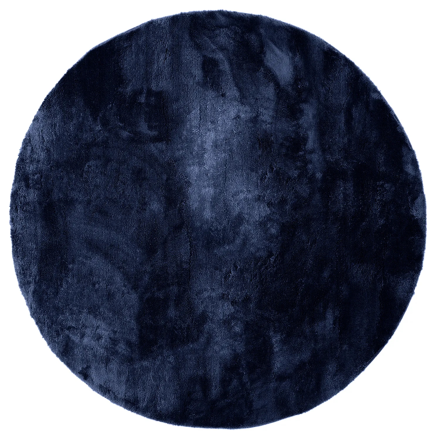Alfombras redondeadas - Aranga Super Soft Fur (azul oscuro)